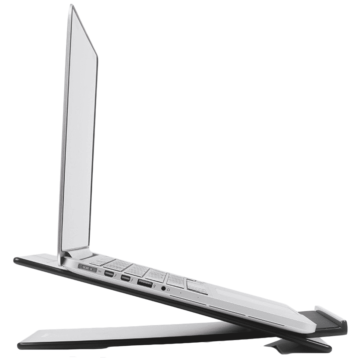 stuffcool Riser Adjustable Portable Stand for Laptop and Tablet (Super Simple Interlocking Design, RSLTSTD-BLK, Black)_4