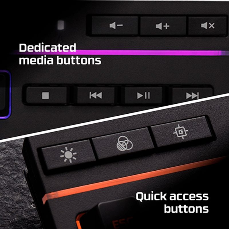 HyperX Alloy Core RGB Membrane Gaming Keyboard (HX-KB5ME2-US, Black) HyperX Alloy Core RGB Membrane Gaming Keyboard (HX-KB5ME2-US, Black)_8