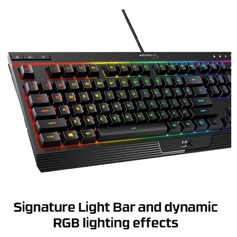 HyperX Alloy Core RGB Membrane Gaming Keyboard (HX-KB5ME2-US, Black) HyperX Alloy Core RGB Membrane Gaming Keyboard (HX-KB5ME2-US, Black)_3