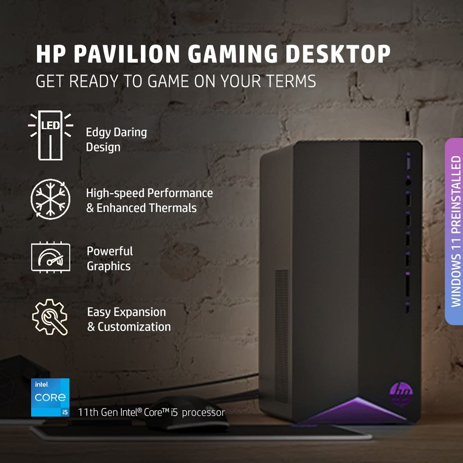 HP Pavilion TG01-2008in Core i5 Tower PC (16GB, 1TB SSD, NVIDIA GeForce RTX 3060 Ti, Windows 11 Home, Black) HP Pavilion TG01-2008in Core i5 Tower PC (16GB, 1TB SSD, NVIDIA GeForce RTX 3060 Ti, Windows 11 Home, Black)_6
