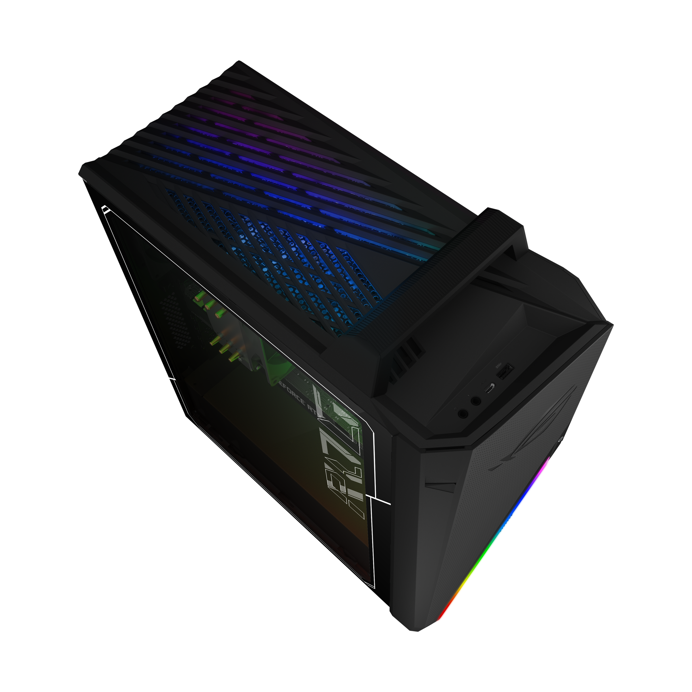 ASUS ROG Strix Ryzen 5 Tower PC (8GB, 1TB HDD, 512GB SSD, NVIDIA GeForce GTX1650, Windows 11 Home, Black)_5