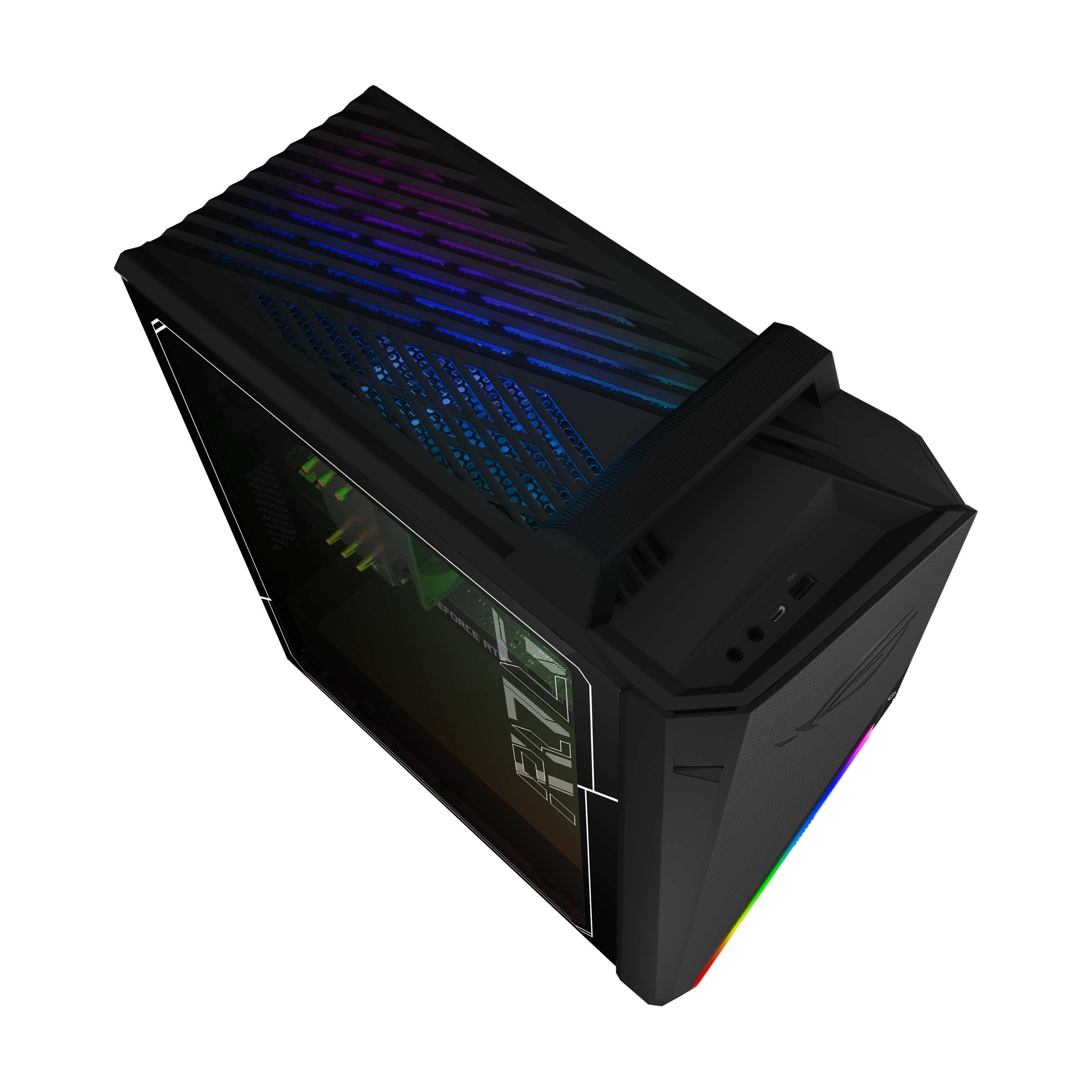 ASUS ROG Strix Ryzen 5 Tower PC (8GB, 1TB HDD, 512GB SSD, NVIDIA GeForce GTX1650, Windows 11 Home, Black)_5