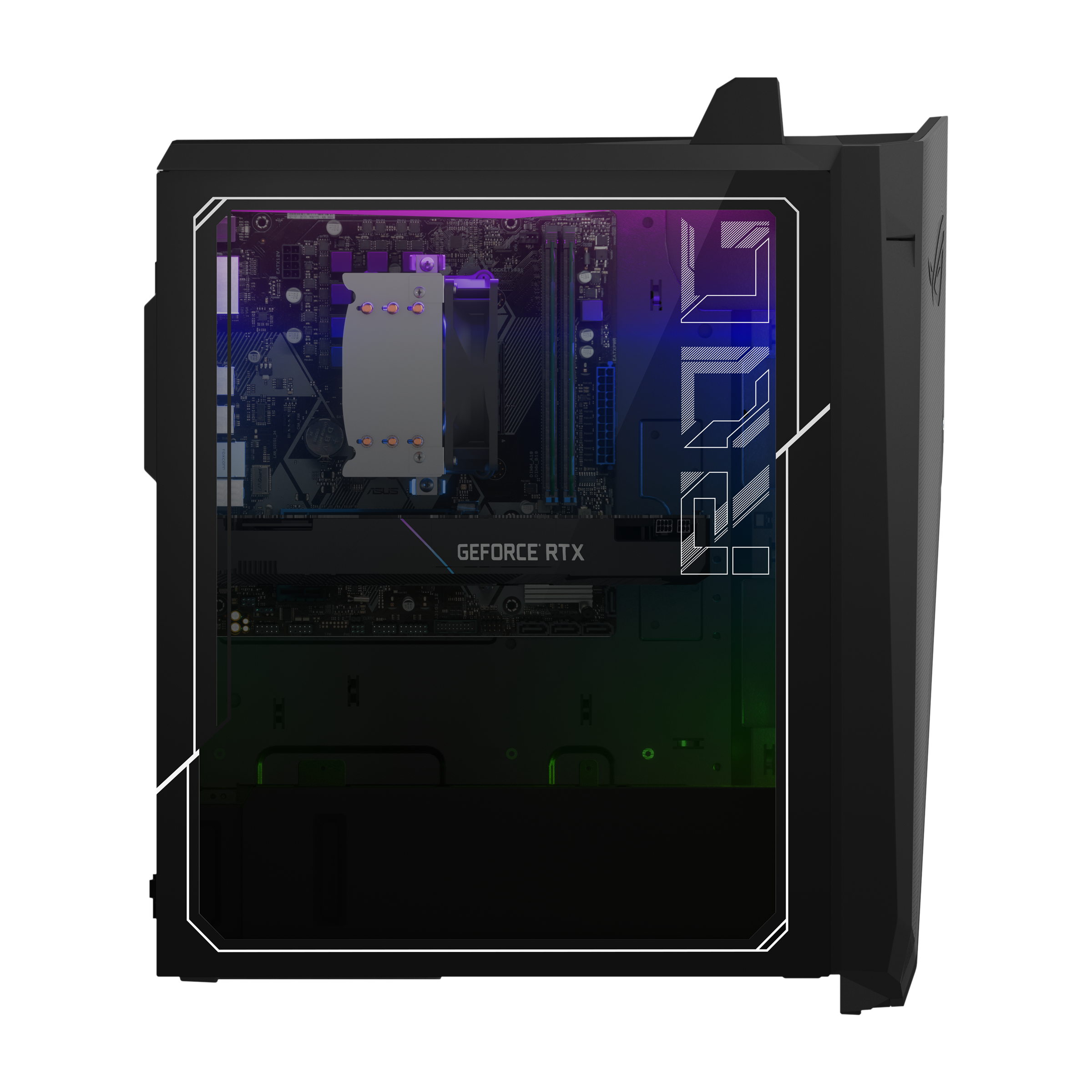 ASUS ROG Strix Ryzen 5 Tower PC (8GB, 1TB HDD, 512GB SSD, NVIDIA GeForce GTX1650, Windows 11 Home, Black)_6