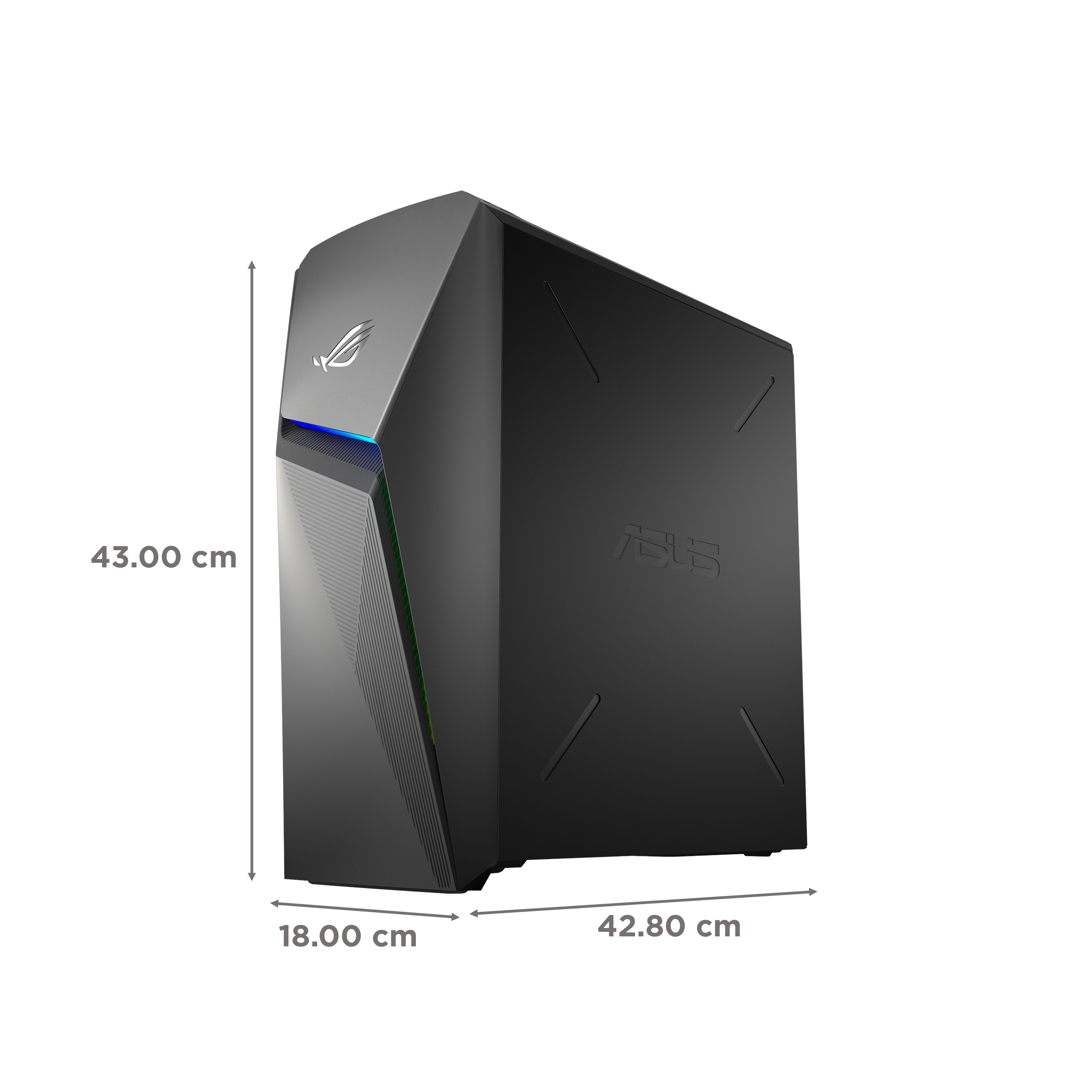 ASUS ROG Strix Core i5 11th Gen Tower PC (8GB, 1TB HDD, 512GB SSD, NVIDIA GeForce GTX1650, Windows 11 Home, Grey)_2