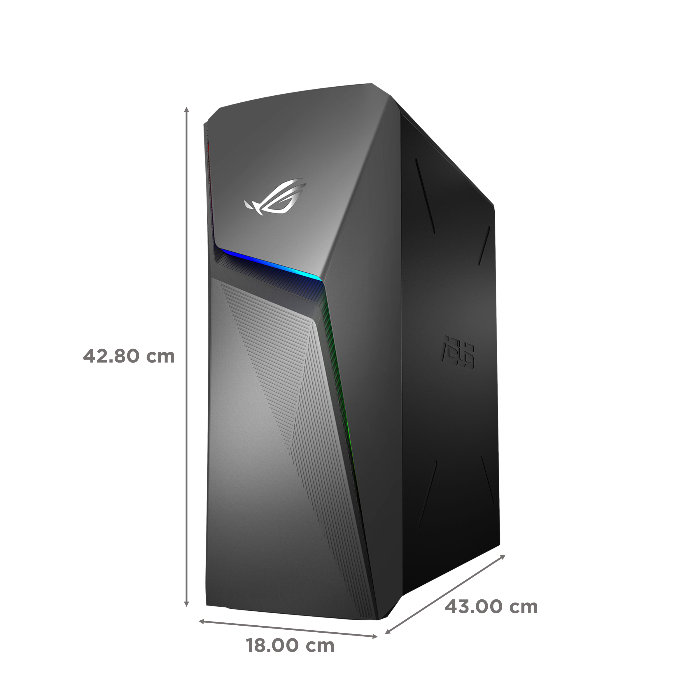 ASUS ROG Strix Core i5 Tower PC (16GB, 1TB HDD, 512GB SSD, NVIDIA GeForce RTX3060, Windows 11 Home, Gray)_2