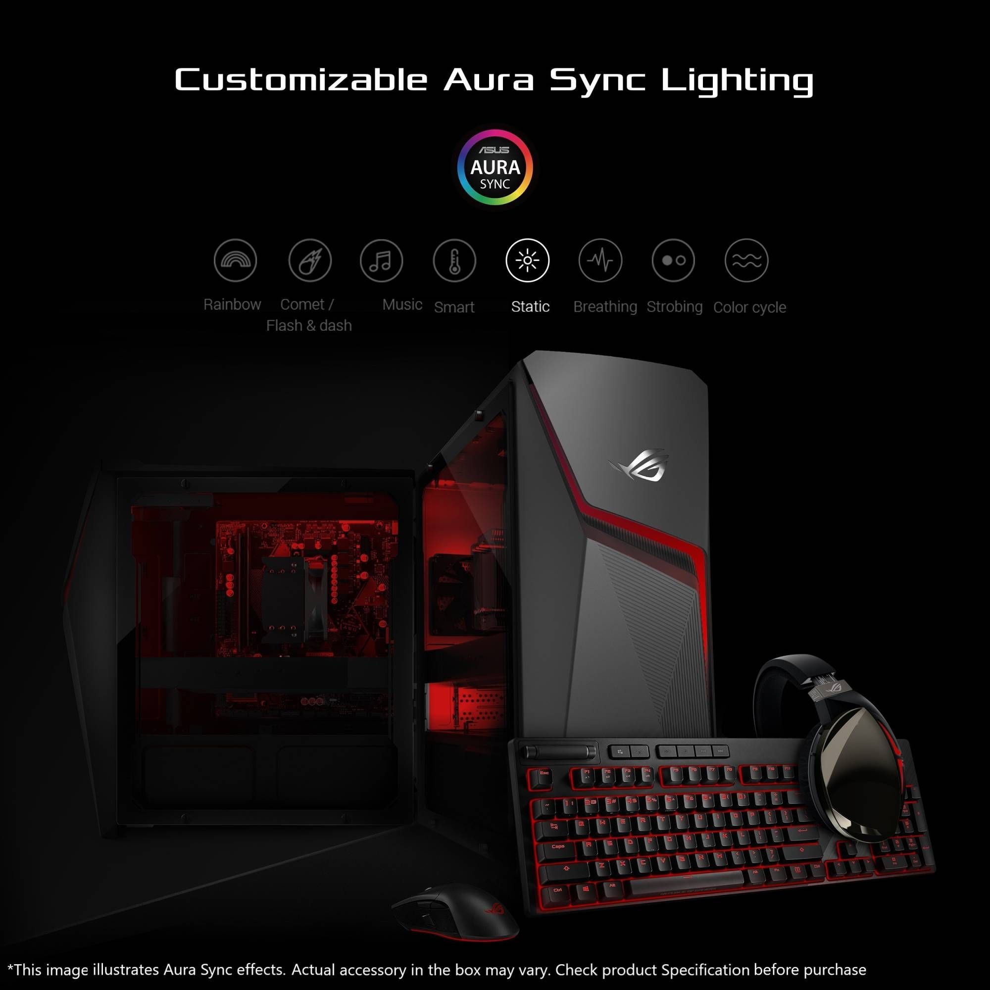 ASUS ROG Strix Core i5 Tower PC (8GB, 1TB HDD, 512GB SSD, NVIDIA GeForce GTX1660TI, Windows 11 Home, Gray)_11