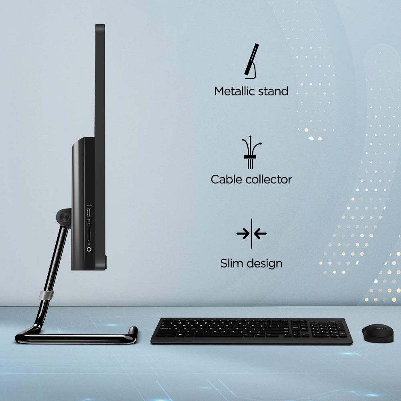 Lenovo Ideacentre A340-24IWL (F0E800Y7IN) Core i3 10th Gen Windows 11 Home All-in-One Desktop (8GB RAM, 512GB SSD, Intel UHD Graphics, MS Office, 23.8 inches, Business Black) Lenovo Ideacentre A340-24IWL (F0E800Y7IN) Core i3 10th Gen Windows 11 Home All-in-One Desktop (8GB RAM, 512GB SSD, Intel UHD Graphics, MS Office, 23.8 inches, Business Black)_7