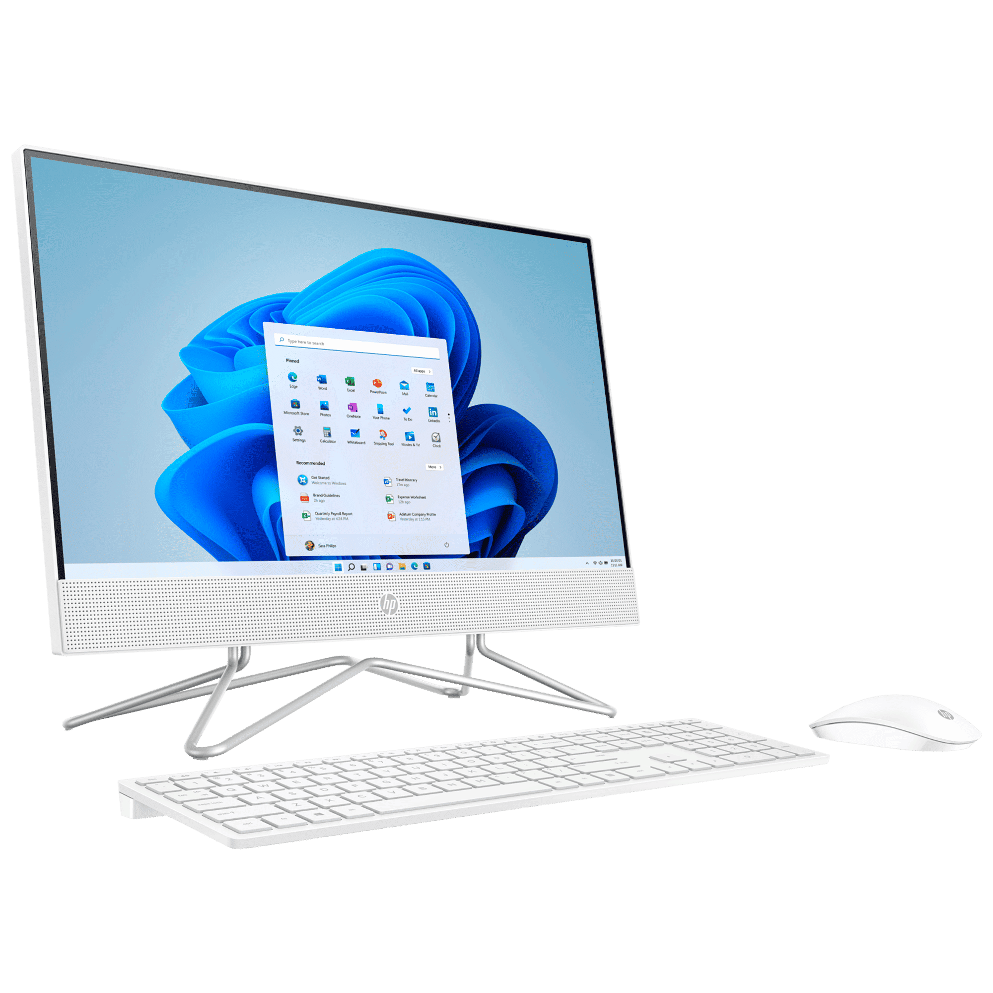 HP 22-dd0302in 21.5 Inch Full HD Display AMD Ryzen 3 Windows 11 Home Desktop (8GB, 1TB HDD, AMD Radeon)_2