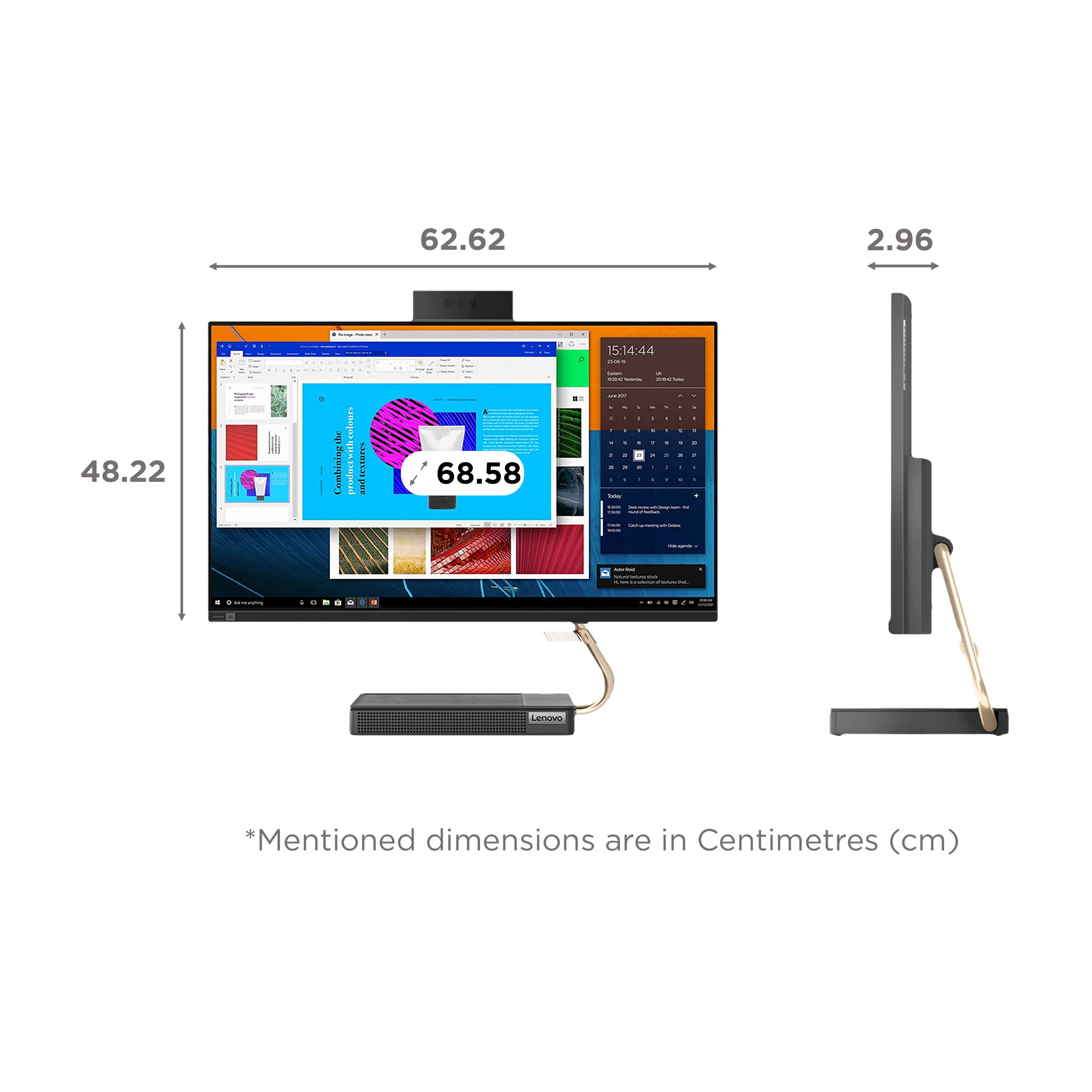 Lenovo IdeaCentre AIO 5i 27 Inch QHD IPS Display Intel Core i7 11th Gen Windows 11 Home Desktop (16GB, 1TB SSD, NVIDIA GeForce RTX 3050)_2