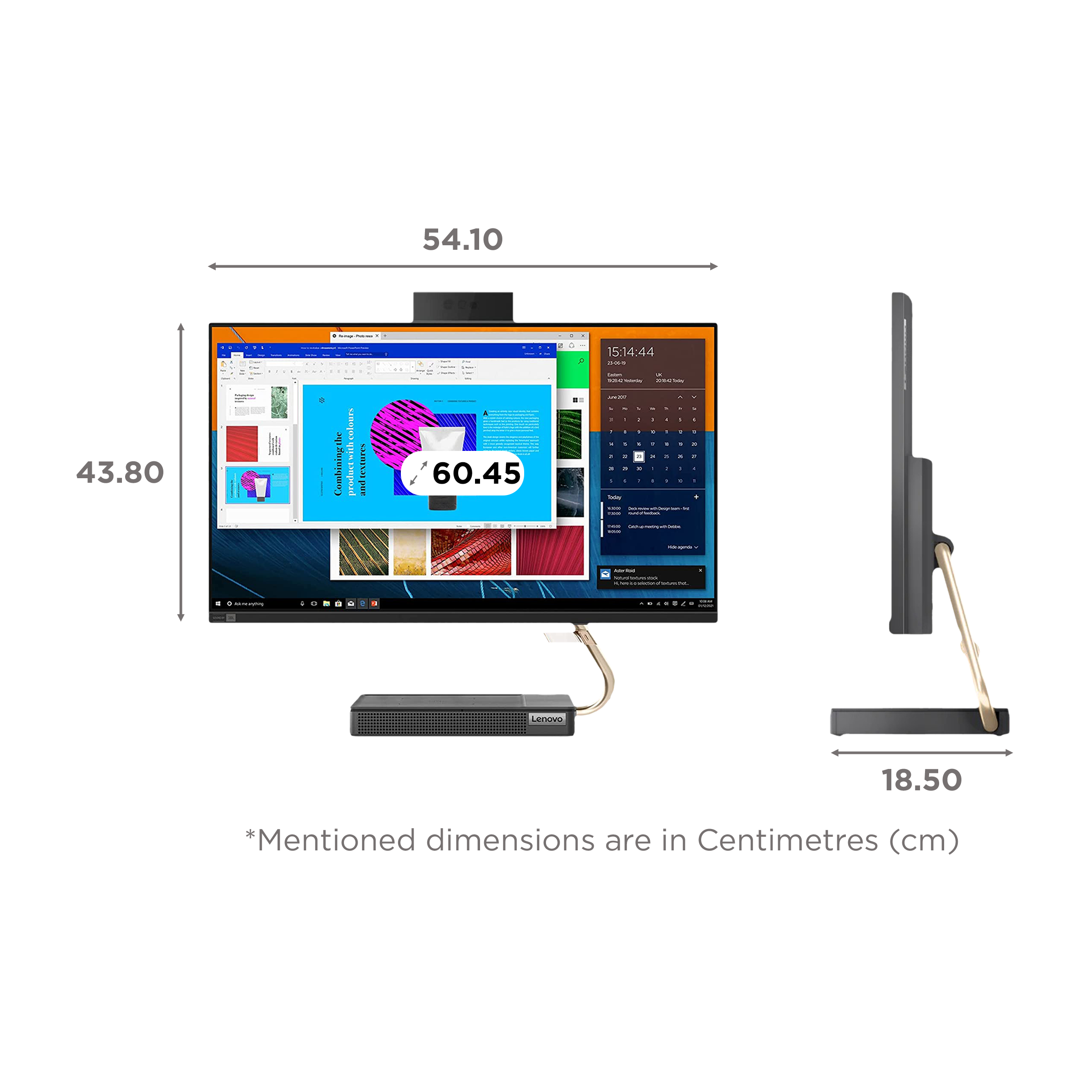 Lenovo IdeaCentre AIO 5i 23.8 Inch Full HD IPS Display Intel Core i5 11th Gen Windows 11 Home Desktop (16GB, 512GB SSD, Intel UHD 730)_2