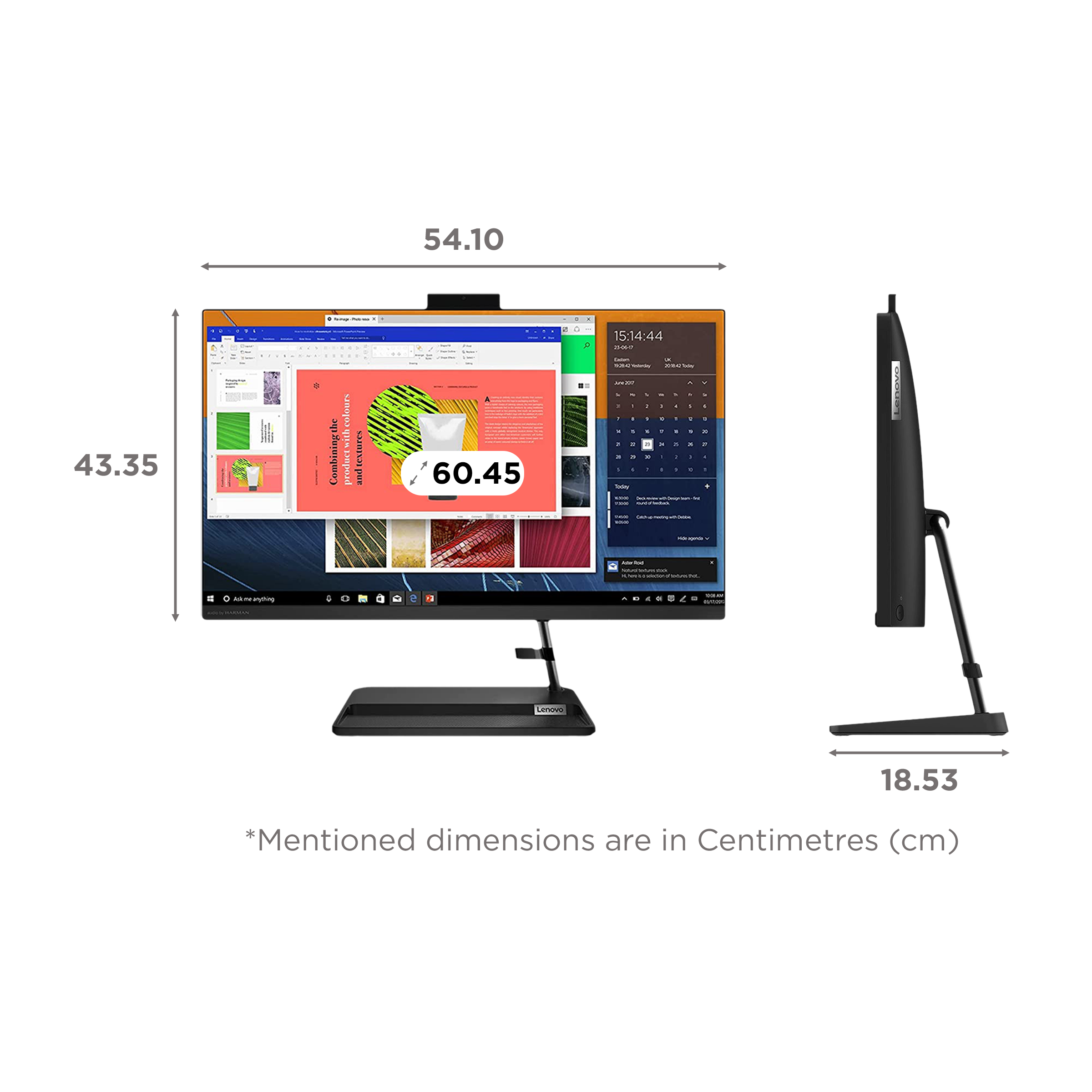 Lenovo IdeaCentre AIO 3 23.8 Inch Full HD IPS Display Intel Core i5 11th Gen Windows 11 Home Desktop (8GB, 512GB SSD, Intel Iris Xe)_2