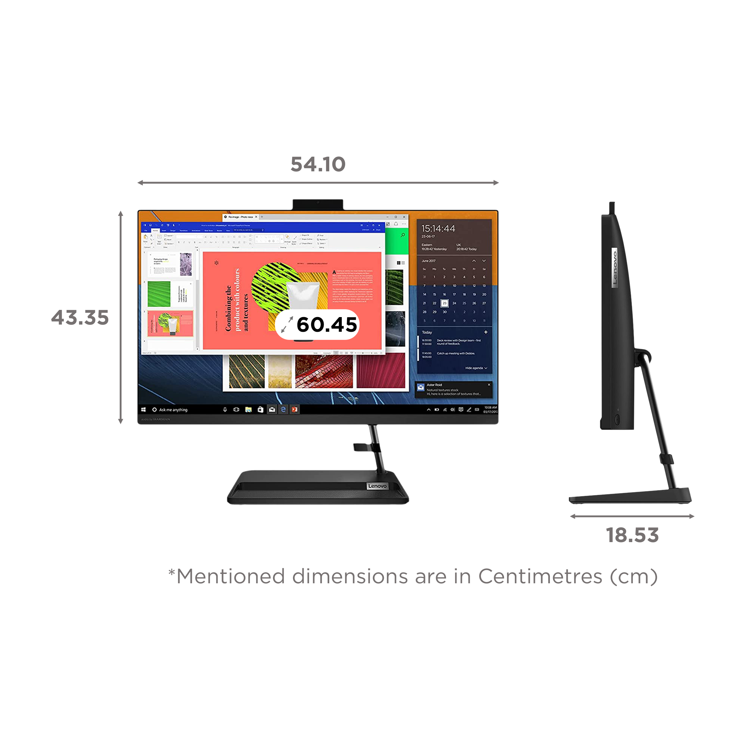 Lenovo IdeaCentre AIO 3 23.8 Inch Full HD IPS Display Intel Core i5 11th Gen Windows 11 Home Desktop (8GB, 1TB HDD, Intel Iris Xe)_2