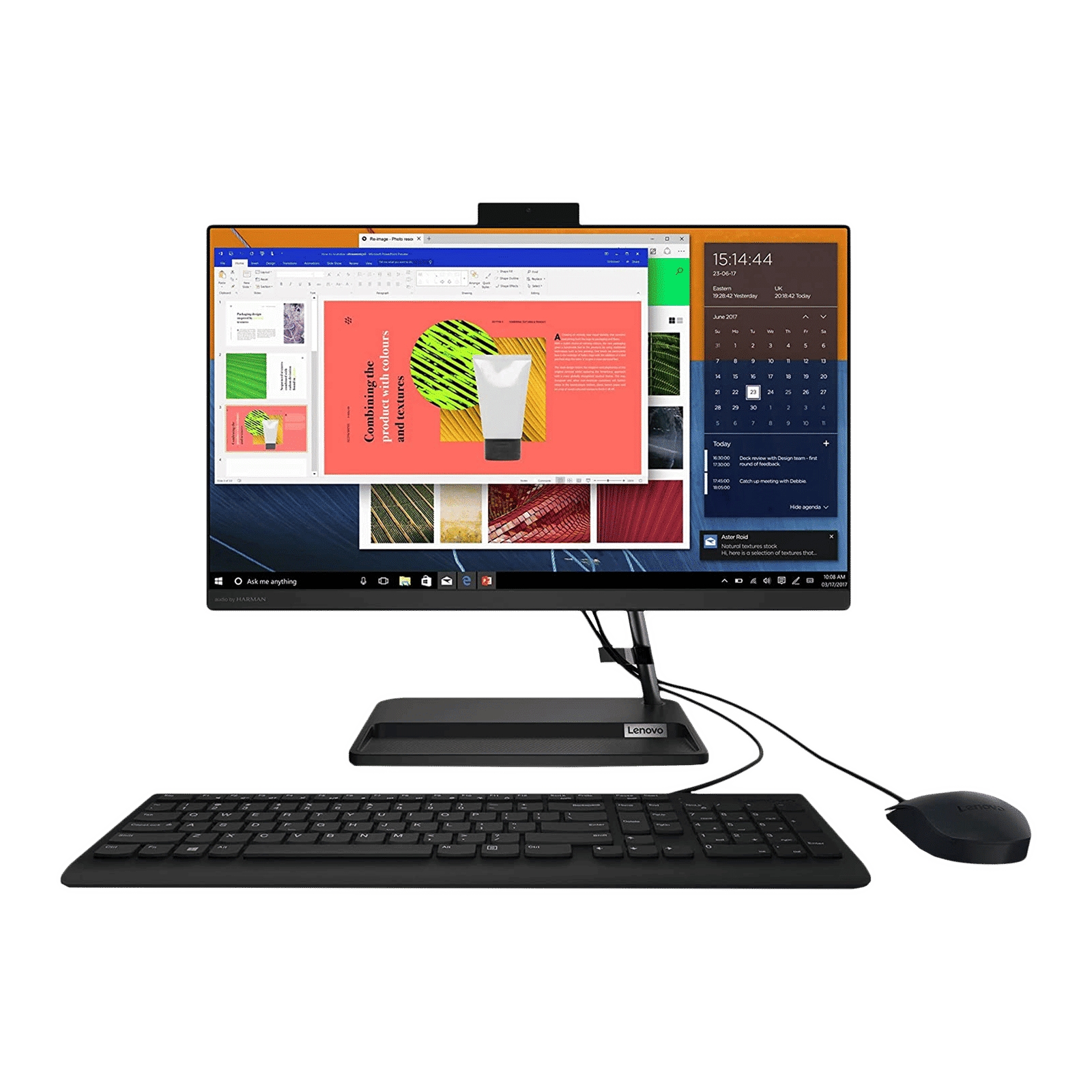 Lenovo IdeaCentre AIO 3 21.5 Inch Full HD IPS Display Intel Core i3 11th Gen Windows 11 Home Desktop (8GB, 1TB HDD, Intel UHD Graphics)_1