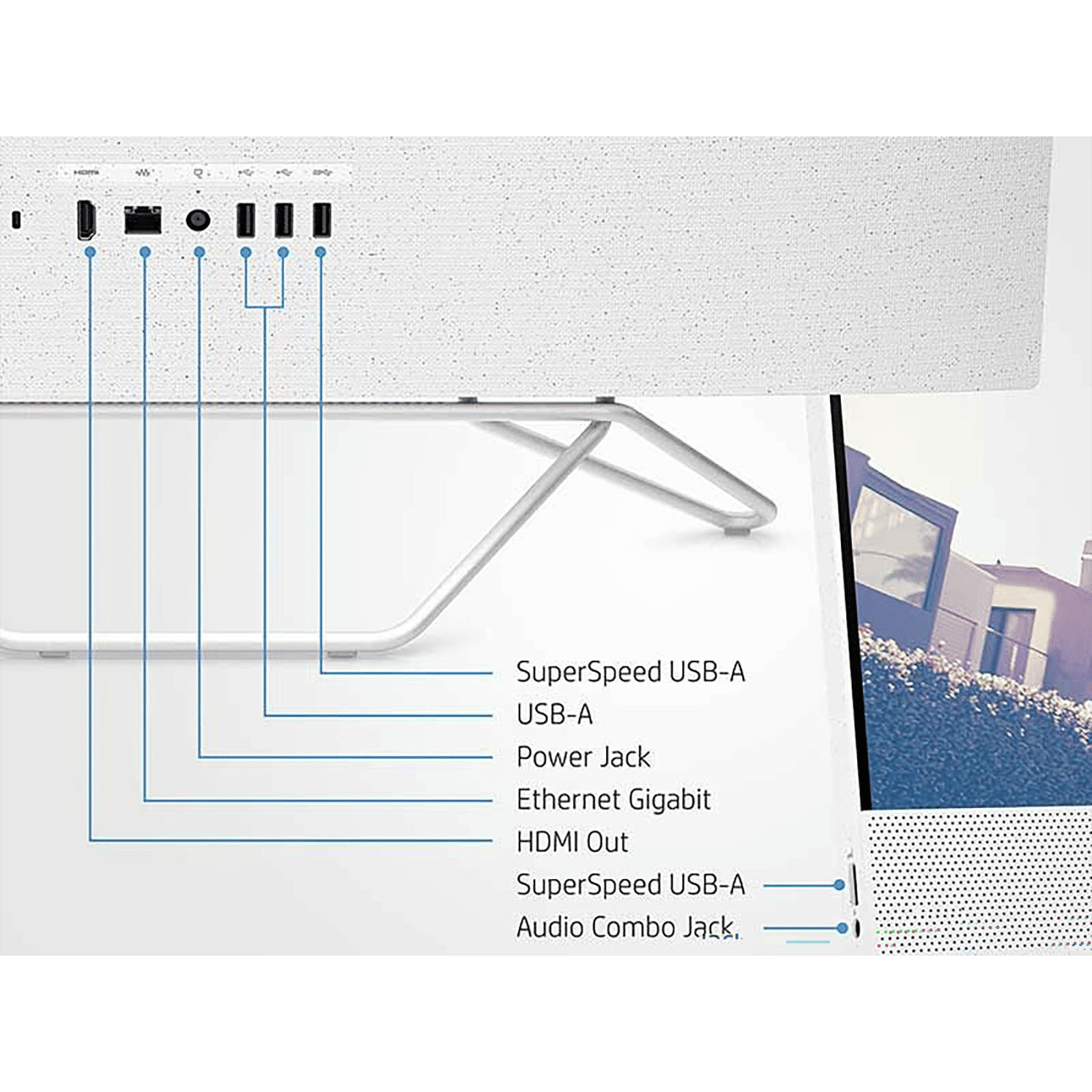 HP 27-cb1456in 31.5 Inch Full HD IPS Display Intel Core i5 12th Gen Windows 11 Home Desktop (8GB, 1TB HDD, 256GB SSD, Intel Iris Xe)_11