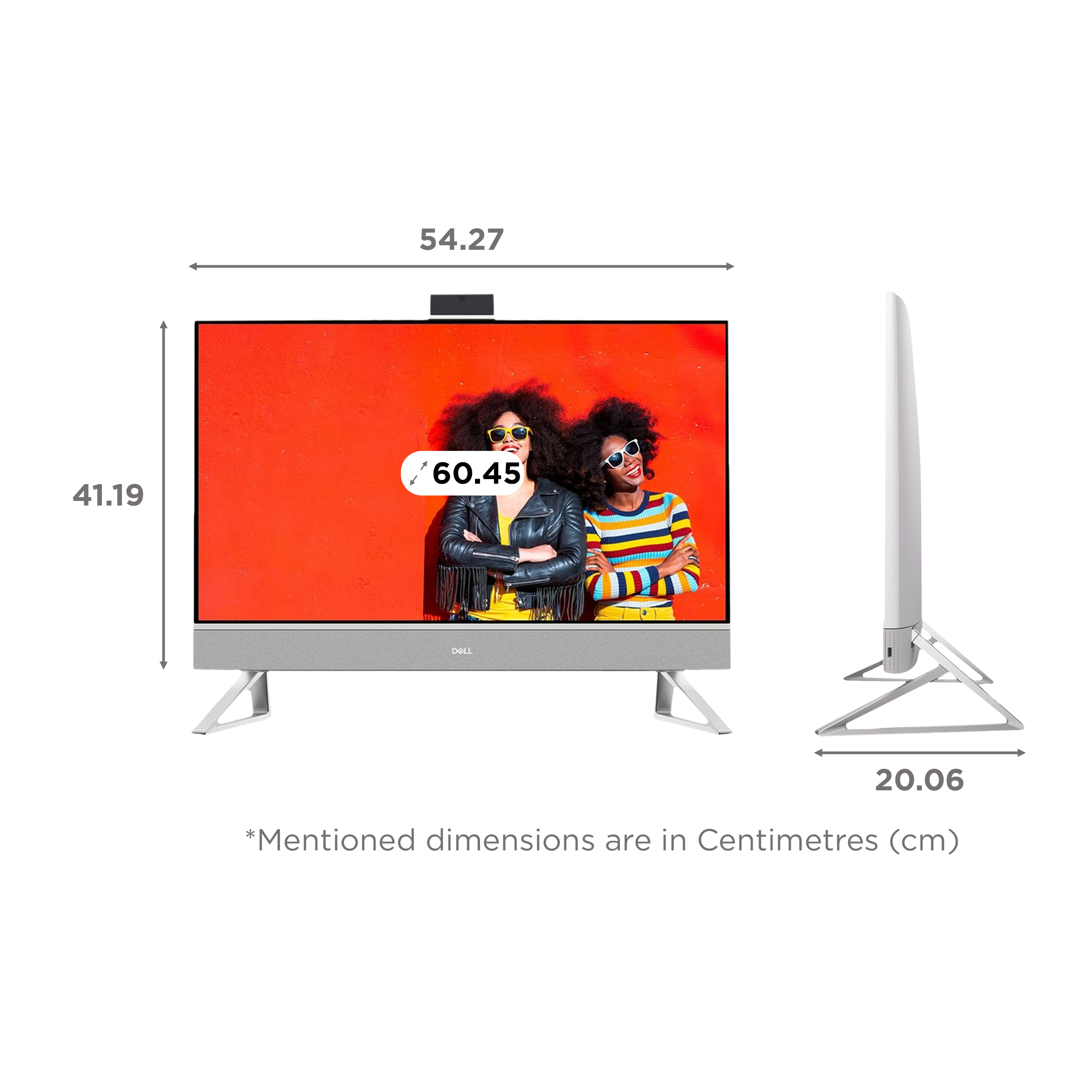 DELL Inspiron 5410 23.8 Inch Full HD Display Intel Core i5 12th Gen Windows 11 Home Desktop (8GB, 512GB SSD, Intel UHD)_2