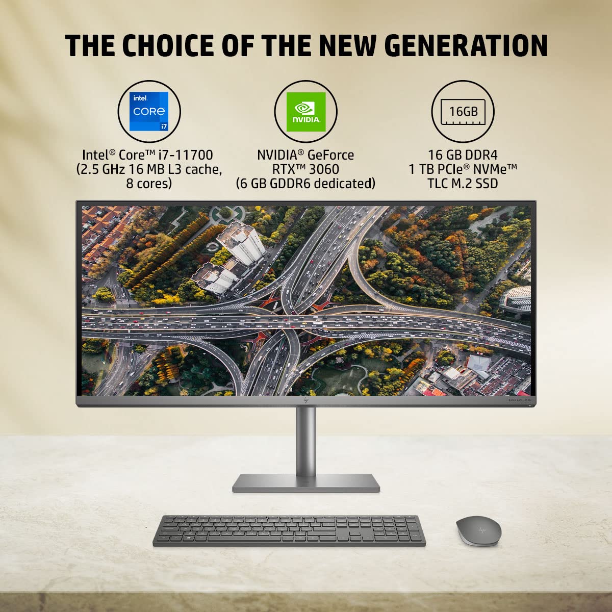 HP ENVY 34-c0679in 34 Inch WUHD IPS Display Intel Core i7 11th Gen Windows 11 Home Desktop (16GB, 1TB SSD, NVIDIA GeForce RTX 3060)_11