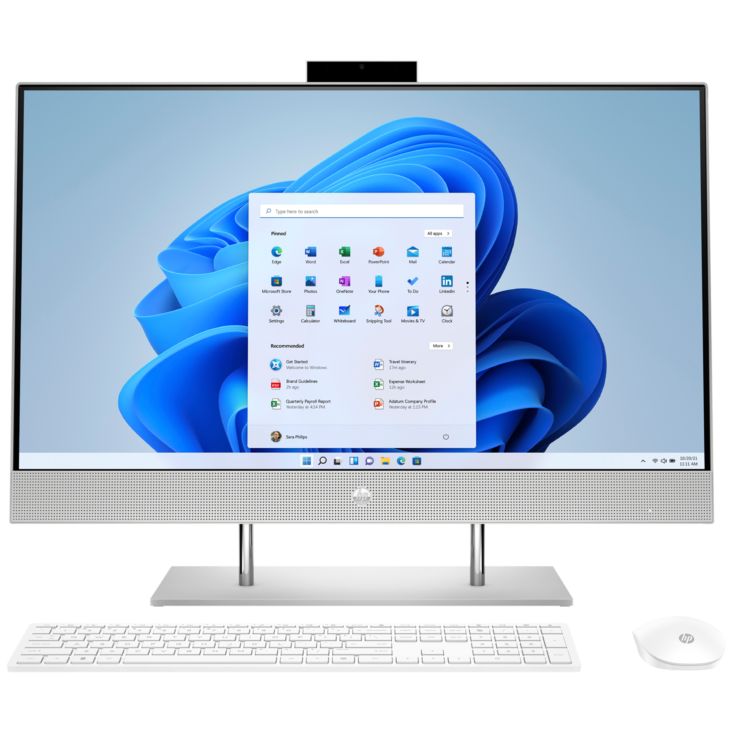 HP 27-dp1222in 27 Inch Full HD IPS Display AMD Ryzen 7 Windows 11 Home Desktop (16GB, 1TB SSD, AMD Radeon)_1