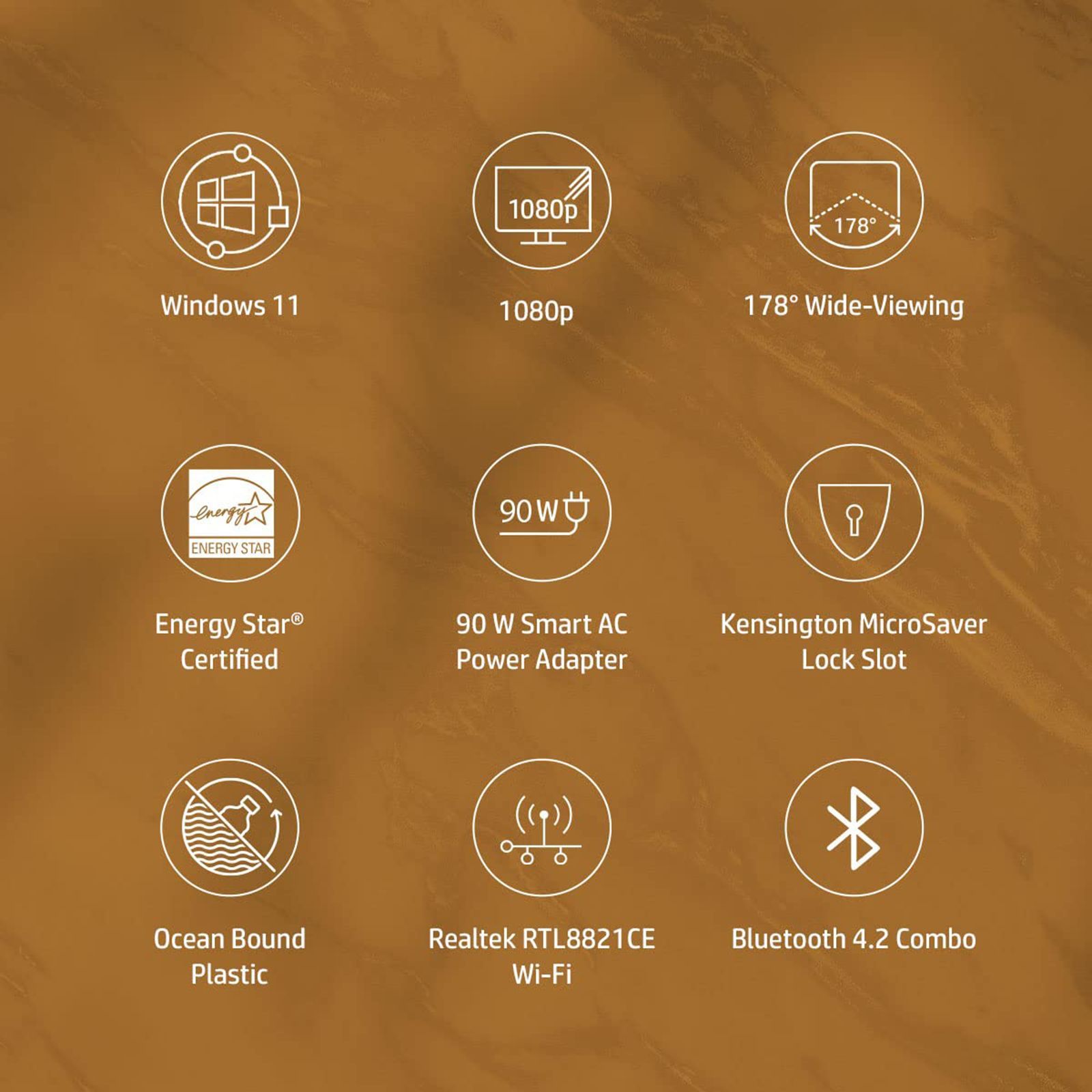 HP 24-ck0678in 23.8 Inch Full HD Display AMD Ryzen 5 Windows 11 Home Desktop (8GB, 512GB SSD, AMD Radeon)_7