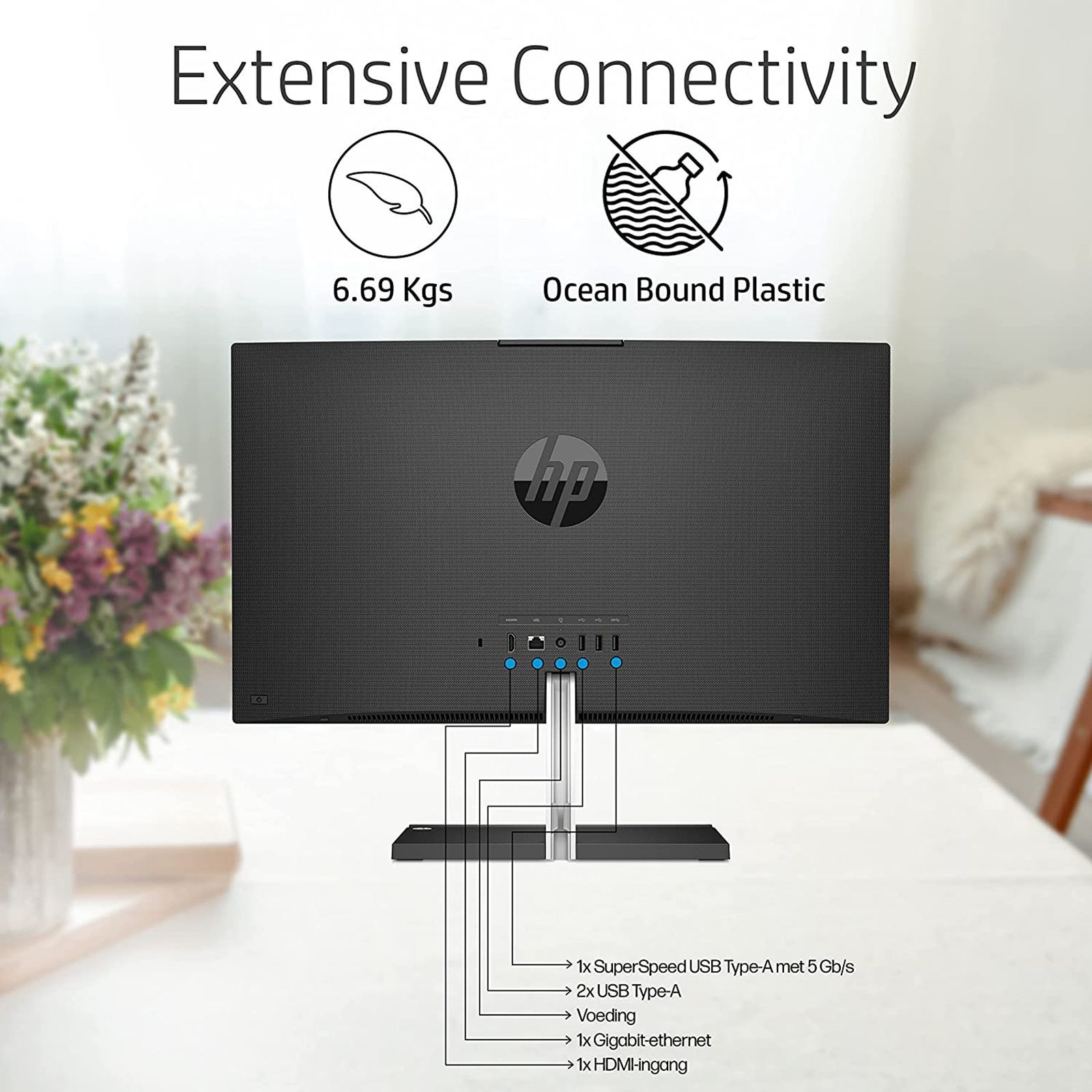 HP 24-ck0678in 23.8 Inch Full HD Display AMD Ryzen 5 Windows 11 Home Desktop (8GB, 512GB SSD, AMD Radeon)_9