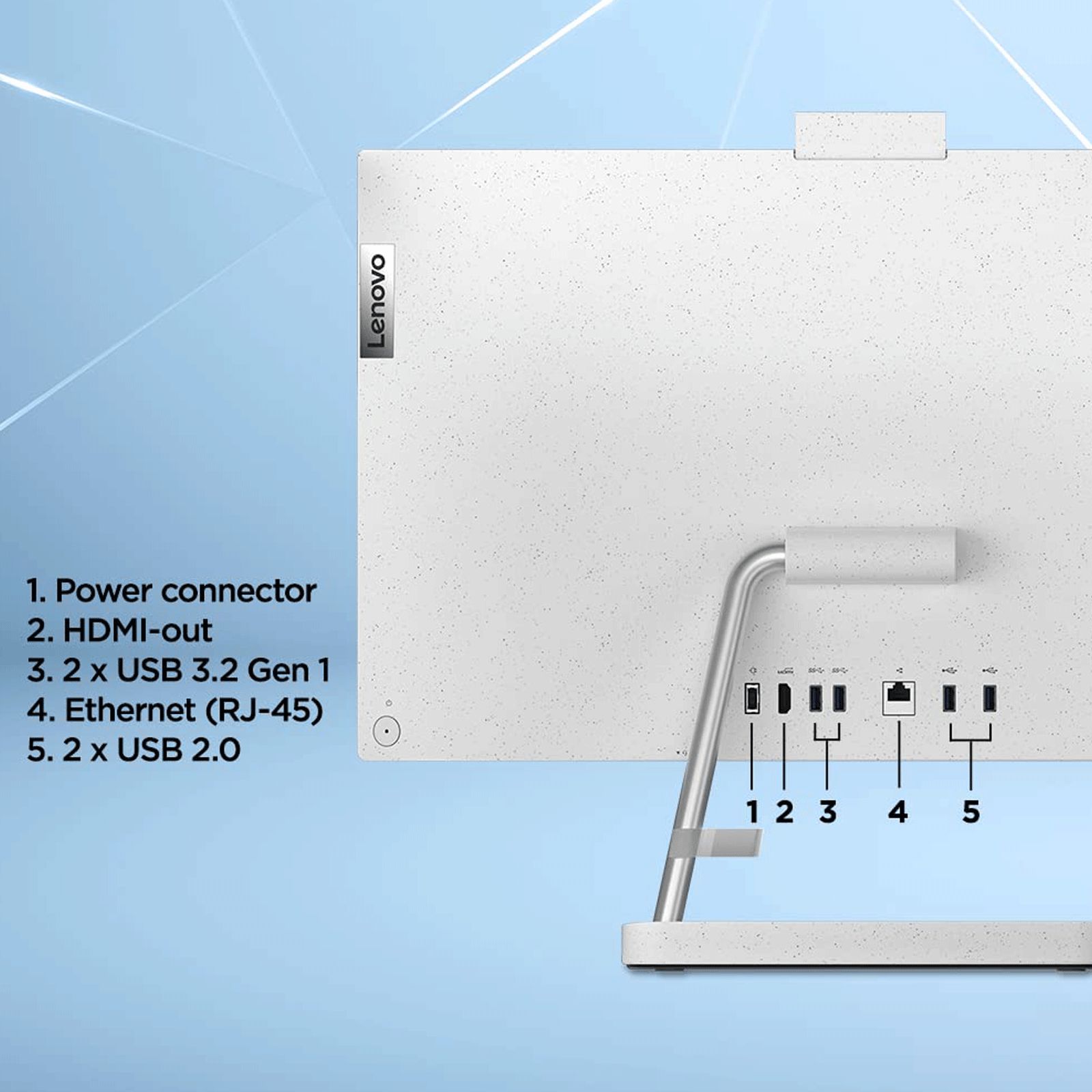 Lenovo IdeaCentre AIO 3 24IAP7 23.8 Inch Full HD IPS Display Intel Core i3 12th Gen Windows 11 Home All-in-One Desktop (8GB, 512GB SSD, Intel UHD)_7