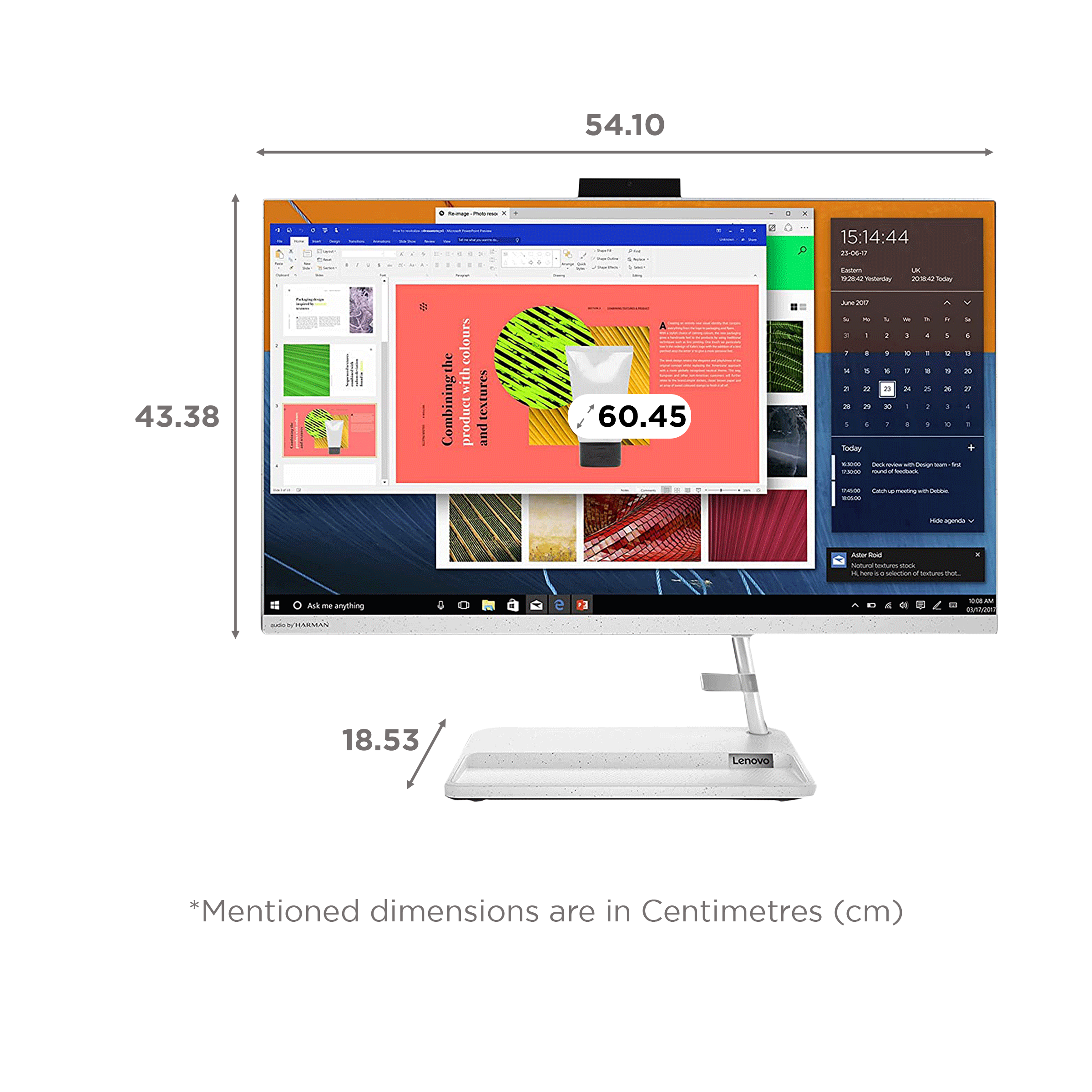 Lenovo IdeaCentre AIO 3 24IAP7 23.8 Inch Full HD IPS Display Intel Core i3 12th Gen Windows 11 Home All-in-One Desktop (8GB, 512GB SSD, Intel UHD)_2
