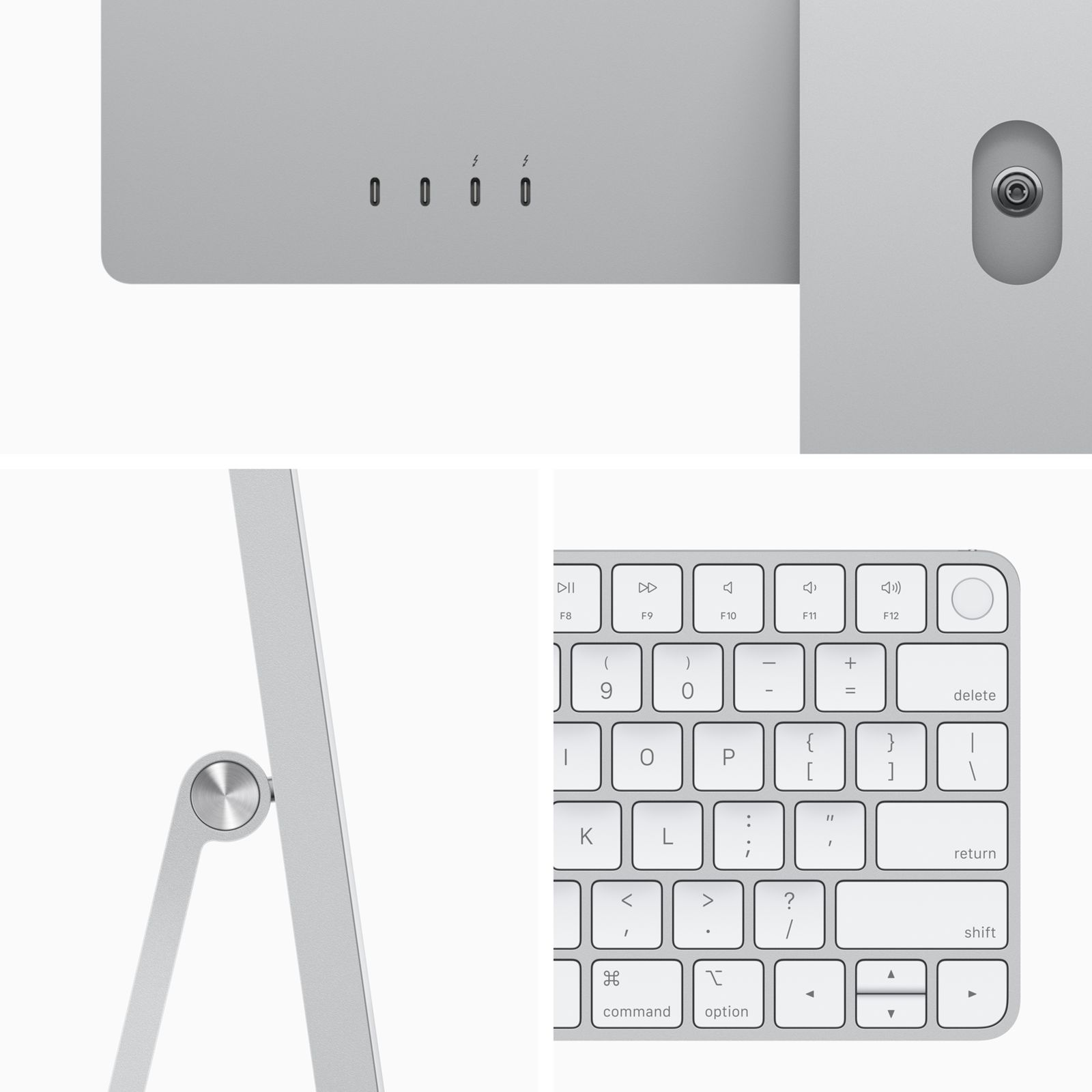 Apple iMac 24 Inch 4.5K Retina Display 2023 (M3 Chip, 8GB, 256GB, macOS, Silver)_4