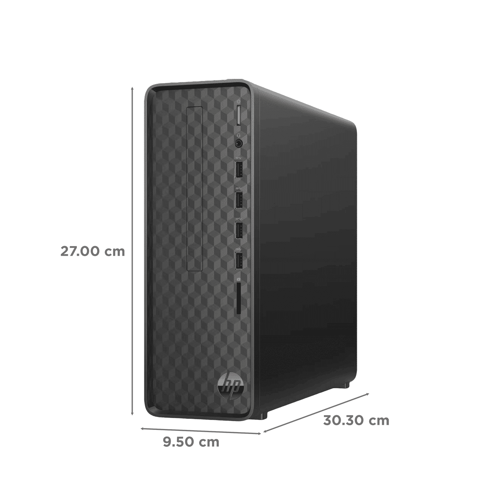 HP Slim S01-pF2888in Core i3 12th Gen Tower CPU (8GB, 512GB SSD, Intel UHD Graphics 730, Windows 11 Home, Dark Black)_2