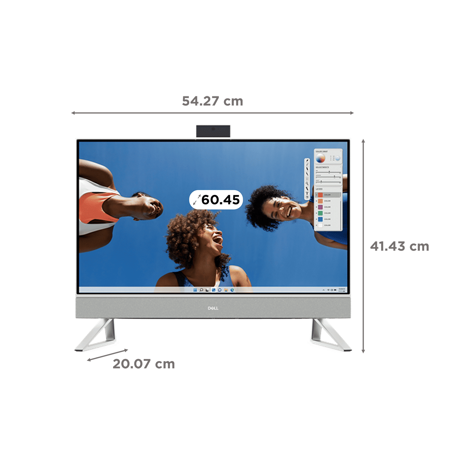 DELL Inspiron 23.8 5430 24 Inch Full HD IPS Display Intel Core i5 13th Gen Windows 11 Home Desktop (8GB, 512GB SSD, Intel Iris Xe)_2