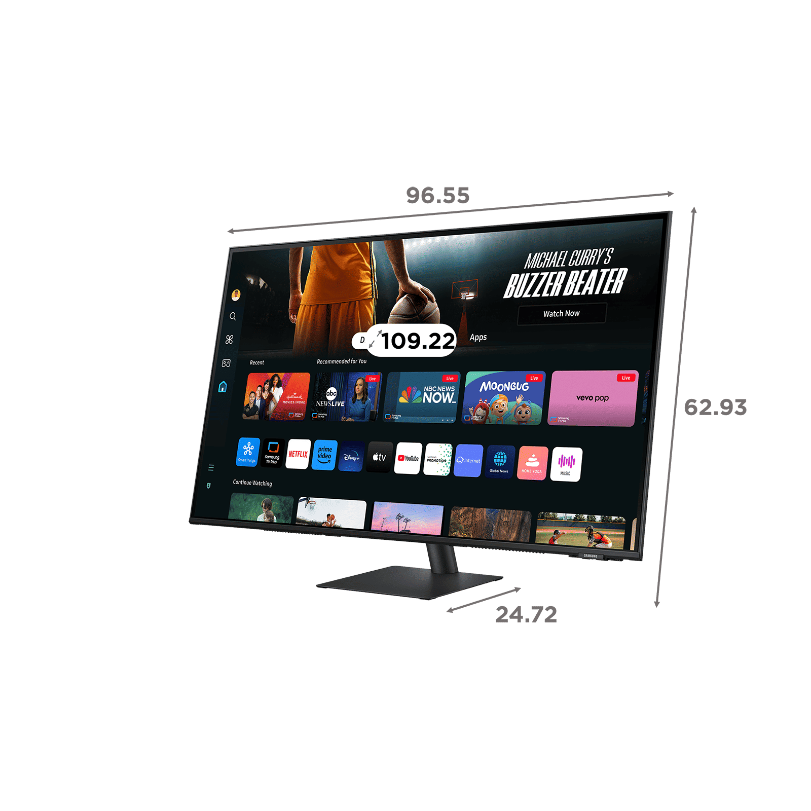 SAMSUNG Smart M7D 108 cm (43 inch) Ultra HD 4K VA Panel LED-Backlit Gaming Monitor with Adaptive Picture_2