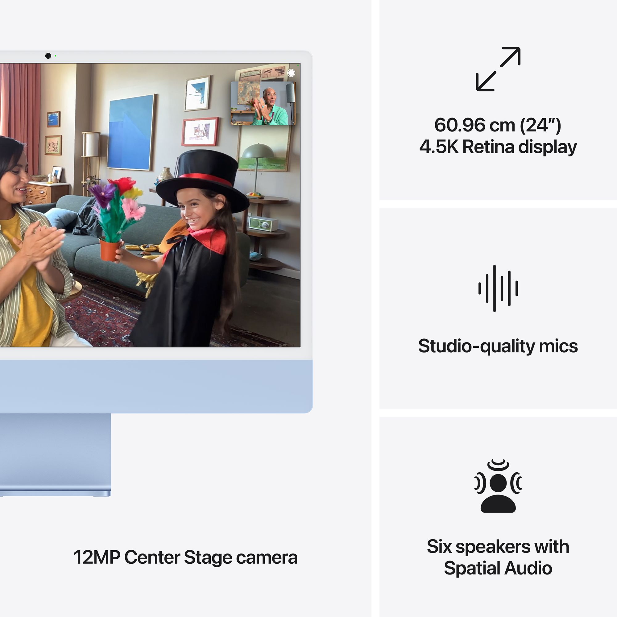 Apple iMac 24 Inch 4.5K Retina Display 2024 (24GB, 512GB, M4 Chip, macOS Sequoia, Blue) Apple iMac 24 Inch 4.5K Retina Display 2024 (24GB, 512GB, M4 Chip, macOS Sequoia, Blue)_7