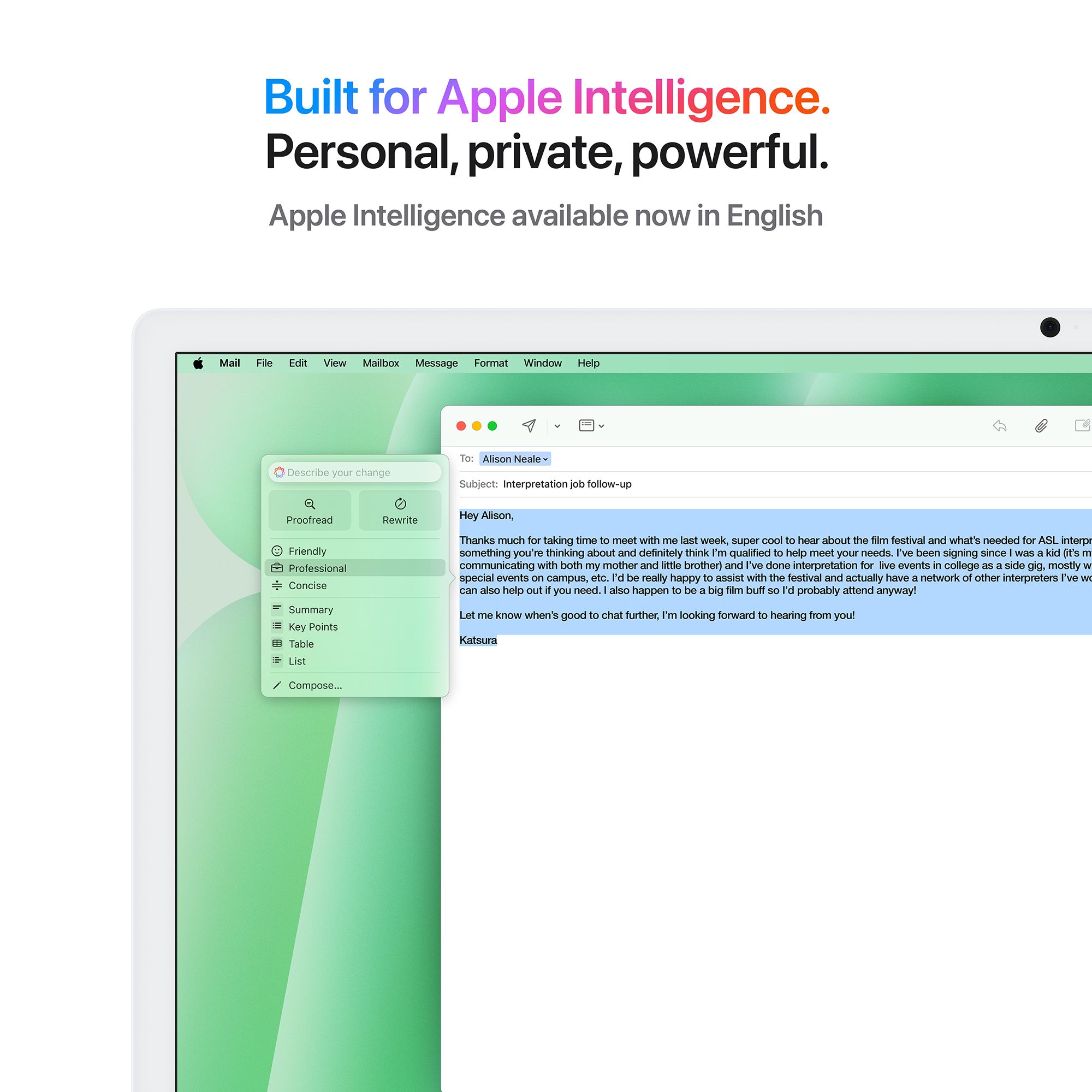 Apple iMac 24 Inch 4.5K Retina Display 2024 (16GB, 256GB, M4 Chip, macOS Sequoia, Green) Apple iMac 24 Inch 4.5K Retina Display 2024 (16GB, 256GB, M4 Chip, macOS Sequoia, Green)_5