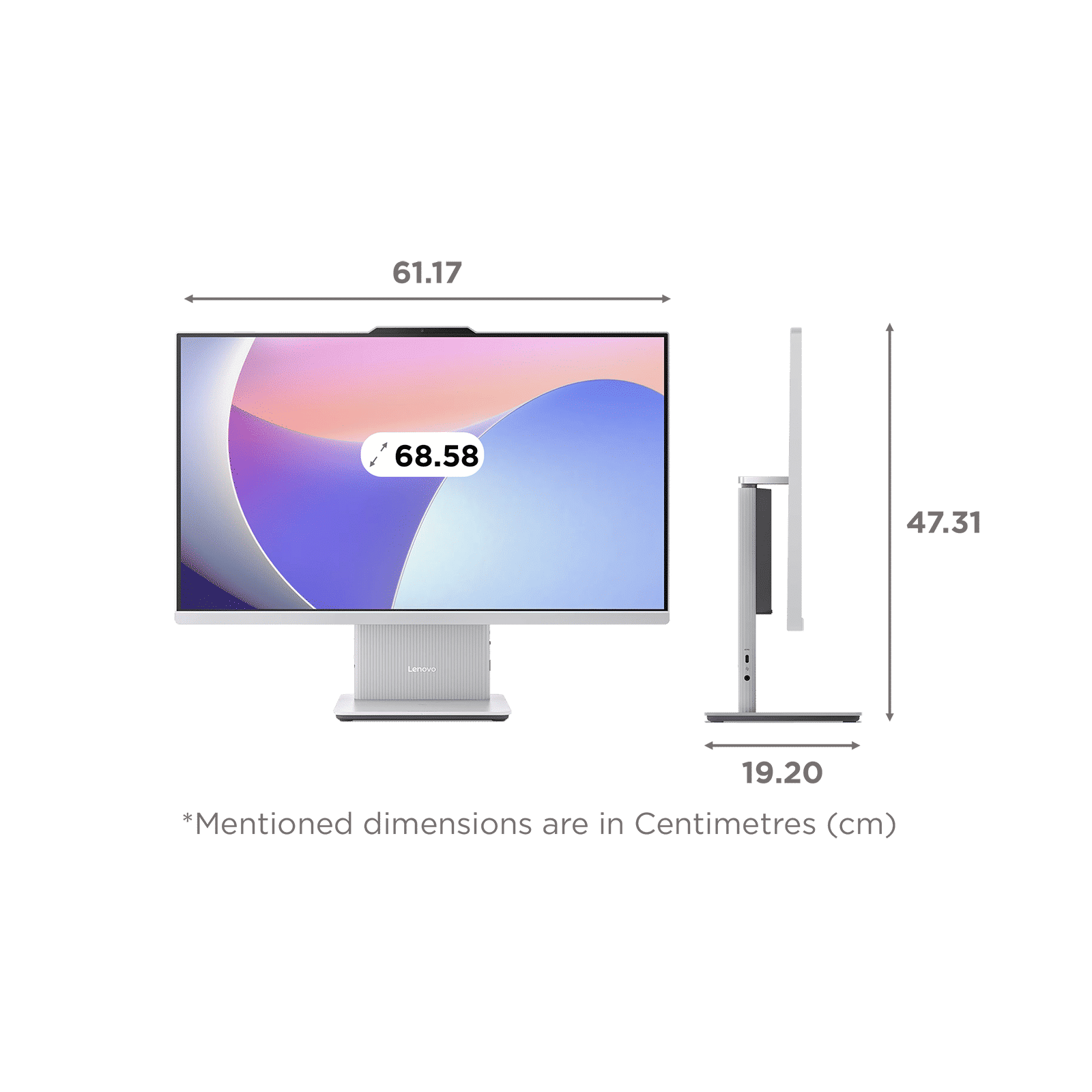Lenovo IdeaCentre 27IRH9 27 Inch Full HD IPS Display Intel Core i3 13th Gen Windows 11 Home Desktop (8GB, 512GB SSD, Intel UHD Graphics) Lenovo IdeaCentre 27IRH9 27 Inch Full HD IPS Display Intel Core i3 13th Gen Windows 11 Home Desktop (8GB, 512GB SSD, Intel UHD Graphics)_2