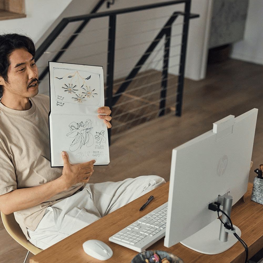 HP Essentials 24-cr0477in 23.8 Inch Full HD IPS Display Intel Core i5 13th Gen Windows 11 Home Desktop (8GB, 512GB SSD, Intel Iris Xe)_7