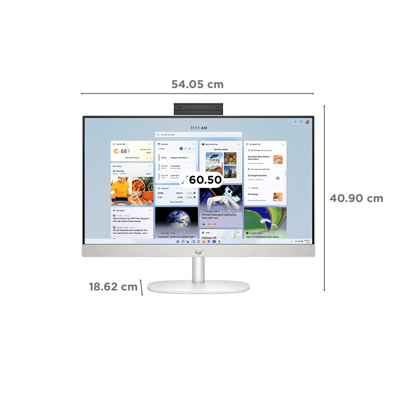 HP Essentials 24-cr0477in 23.8 Inch Full HD IPS Display Intel Core i5 13th Gen Windows 11 Home Desktop (8GB, 512GB SSD, Intel Iris Xe)_2