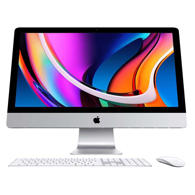 Apple iMac (MXWT2HN/A) Core i5 10th Gen macOS All-in-One Desktop (8GB RAM, 256GB SSD, AMD Radeon Pro 5300, 68.58cm, White)_1