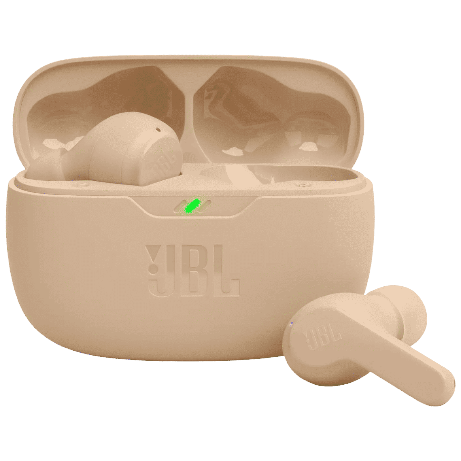 JBL Wave Beam JBLWBEAMBEG TWS Earbuds (IP54 Water Resistant, Deep Bass Sound, Beige)_1