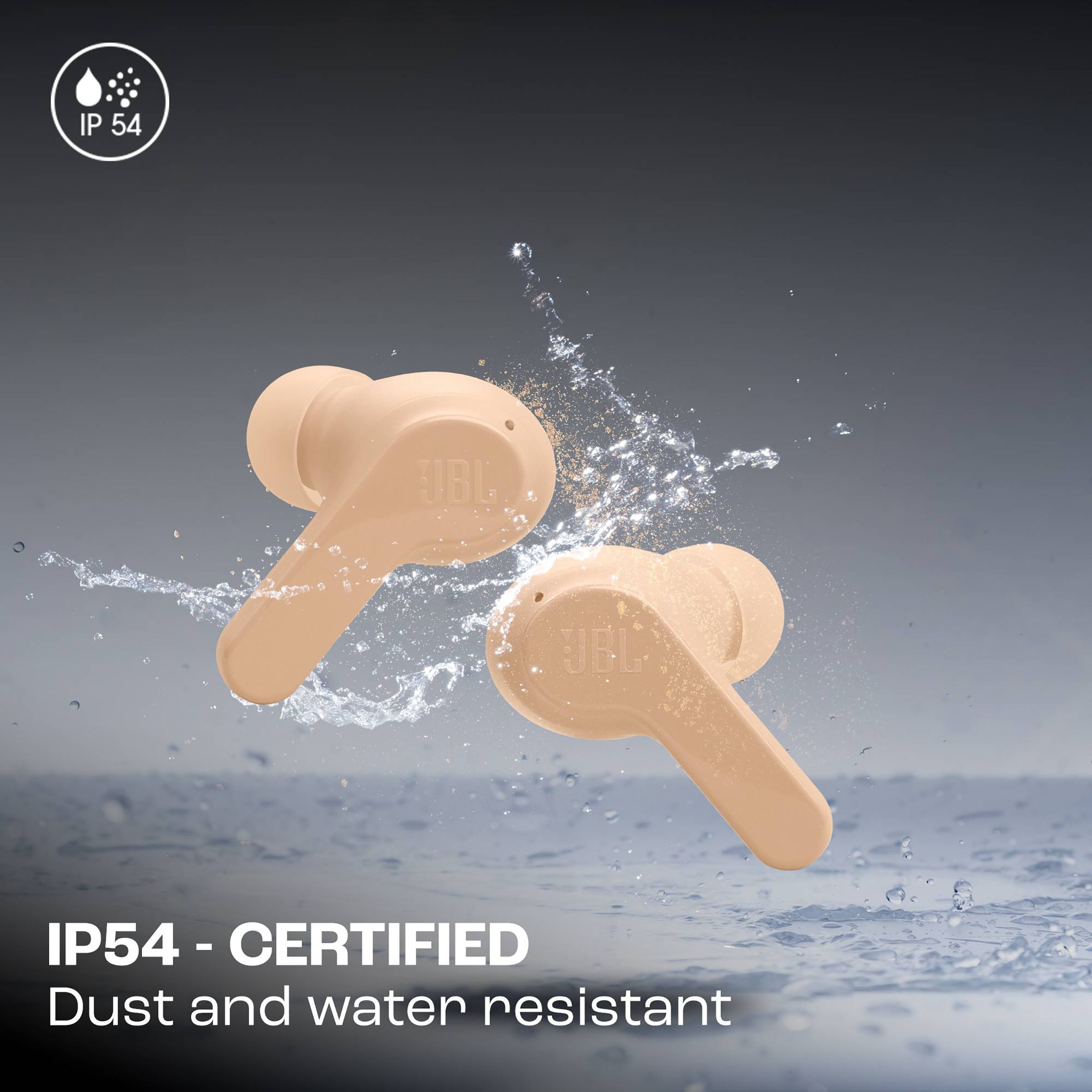 JBL Wave Beam JBLWBEAMBEG TWS Earbuds (IP54 Water Resistant, Deep Bass Sound, Beige)_14