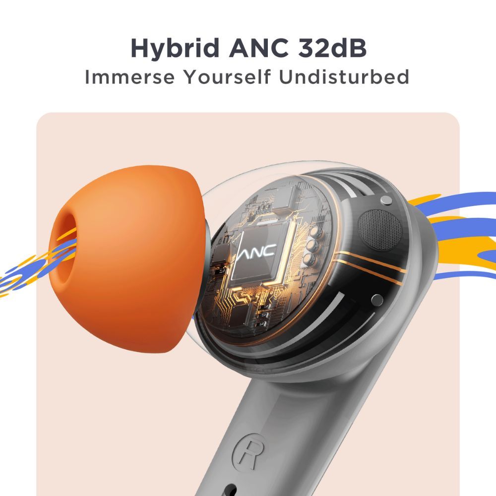 boAt Airdopes 341 ANC TWS Earbuds with Active Noise Cancellation (IPX5 Water Resistant, ENx Technology, Grey)_4