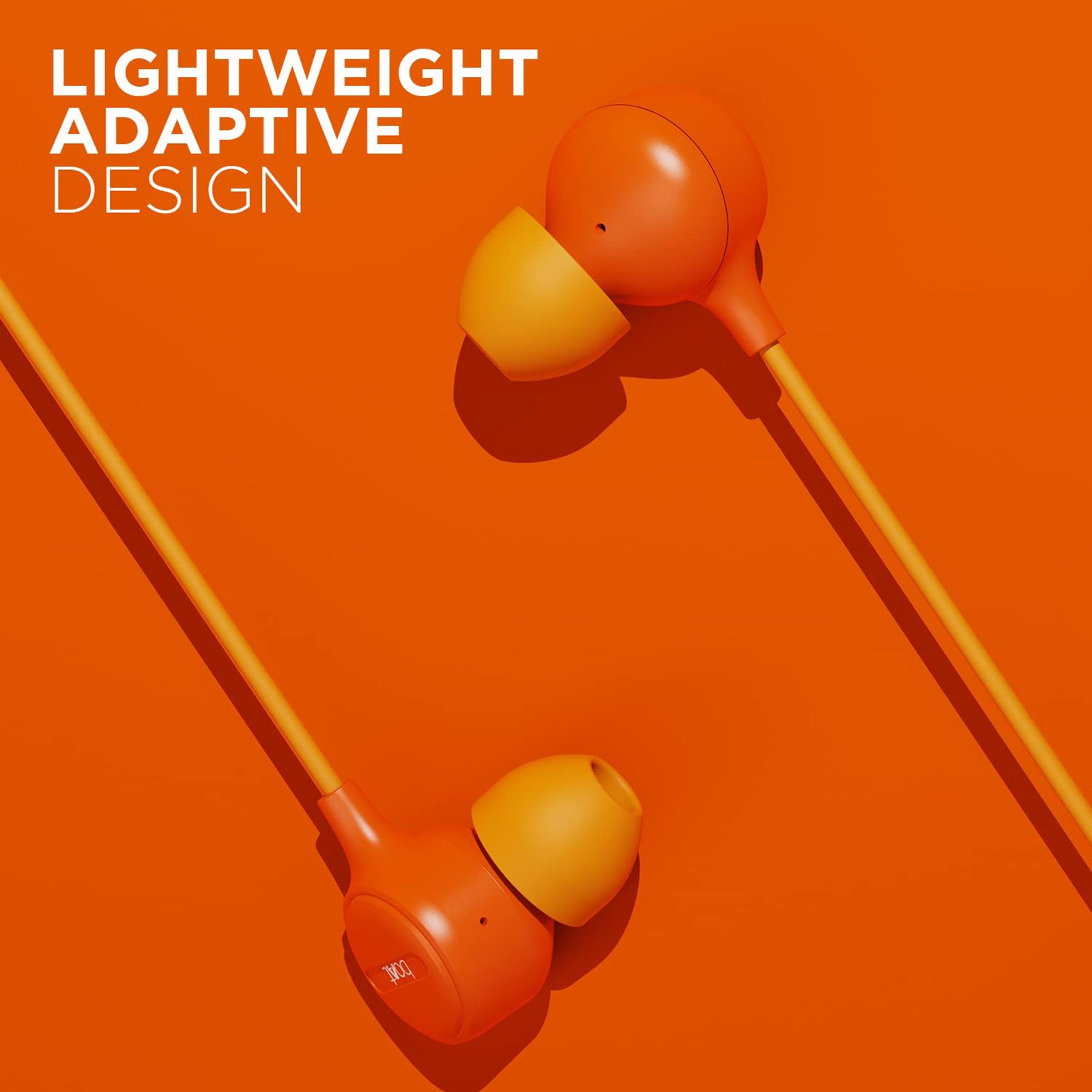 boAt Bassheads 103 Wired Earphone with Mic (In Ear, Orange)_3