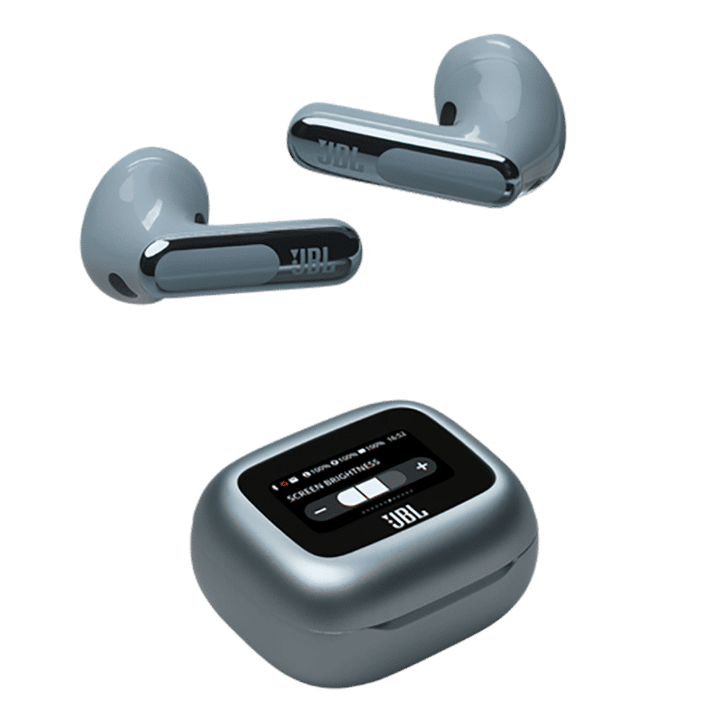 JBL Live Flex 3 TWS Earbuds with Adaptive Noise Cancellation (IP54 Water Resistant, Touchscreen Display, Blue)_9