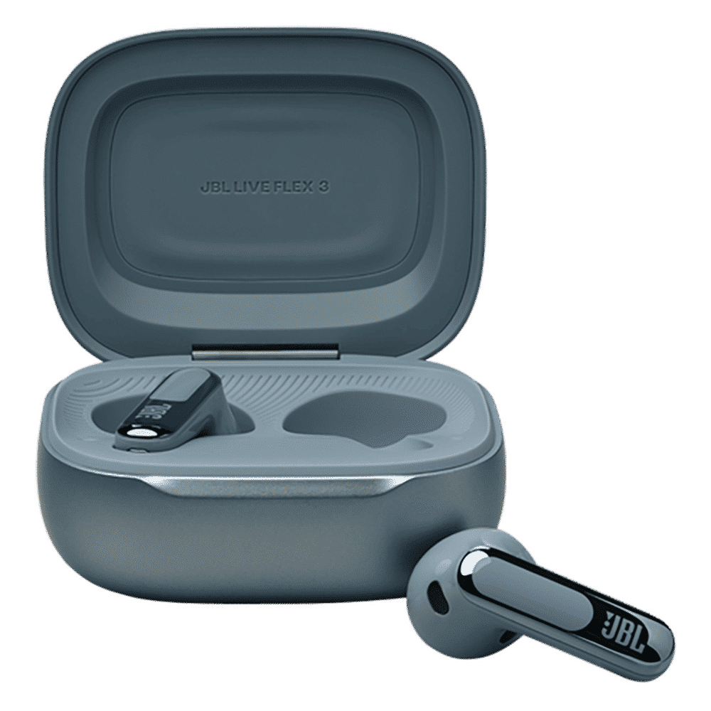 JBL Live Flex 3 TWS Earbuds with Adaptive Noise Cancellation (IP54 Water Resistant, Touchscreen Display, Blue)_12