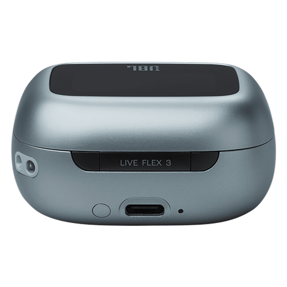 JBL Live Flex 3 TWS Earbuds with Adaptive Noise Cancellation (IP54 Water Resistant, Touchscreen Display, Blue)_7