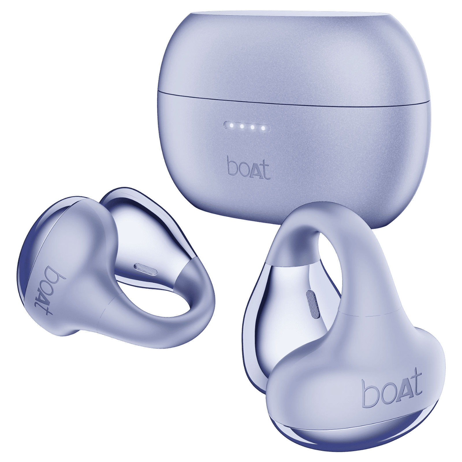 boAt Airdopes Loop TWS Earbuds with Noise Isolation (IPX4 Splash and Sweat Resistant, ASAP Charge, Lavender Mist)_1