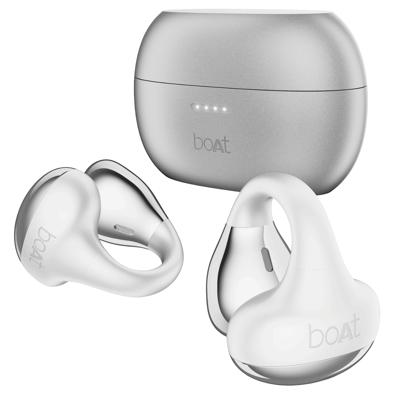 boAt Airdopes Loop TWS Earbuds with Noise Isolation (IPX4 Splash and Sweat Resistant, ASAP Charge, Pearl White)_1