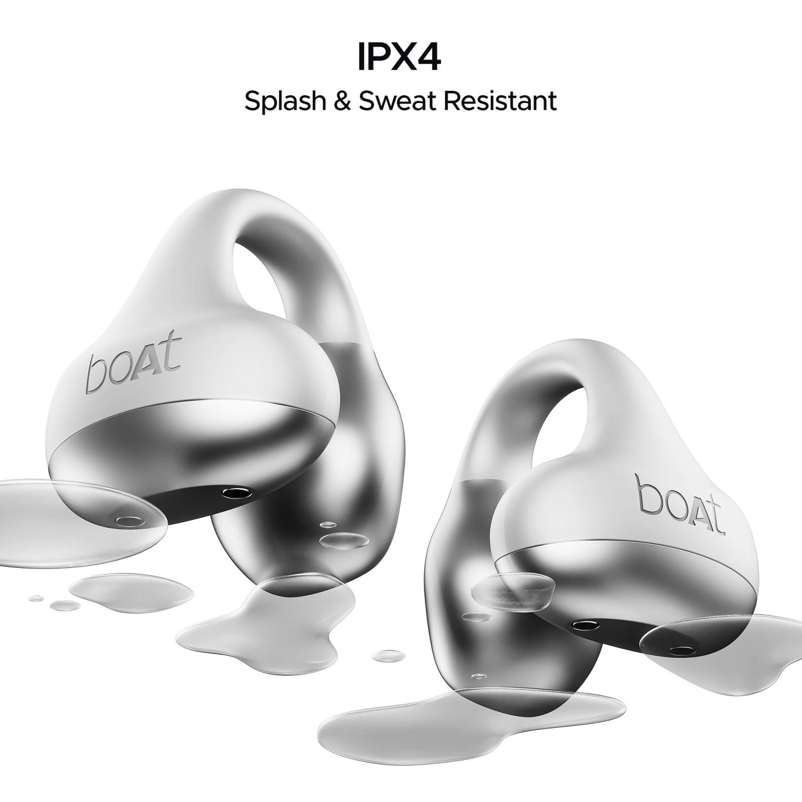 boAt Airdopes Loop TWS Earbuds with Noise Isolation (IPX4 Splash and Sweat Resistant, ASAP Charge, Pearl White)_6