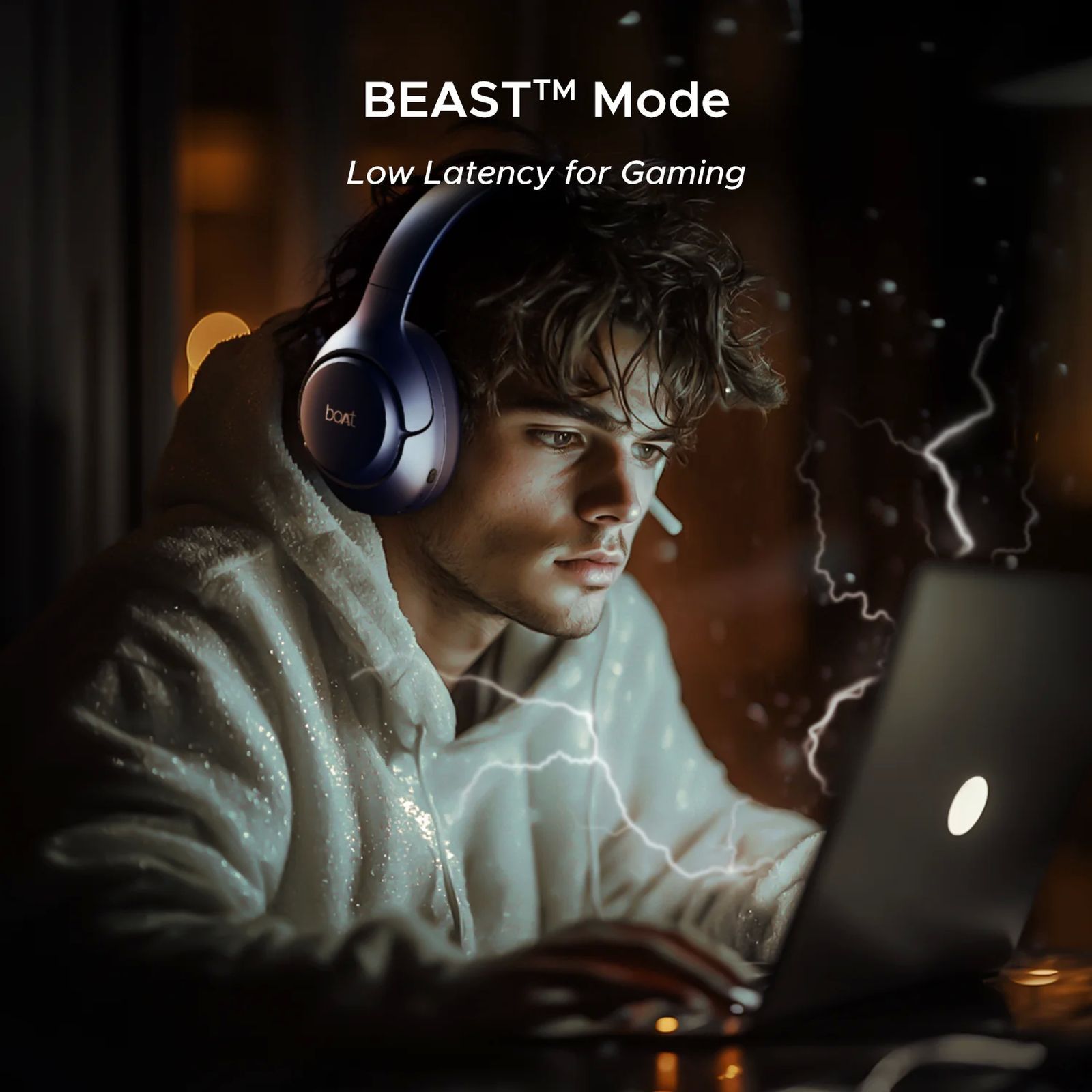 boAt Rockerz 551 ANC Pro Bluetooth Headphone with Mic (Active Noise Cancellation, Over Ear, Bold Blue)_8