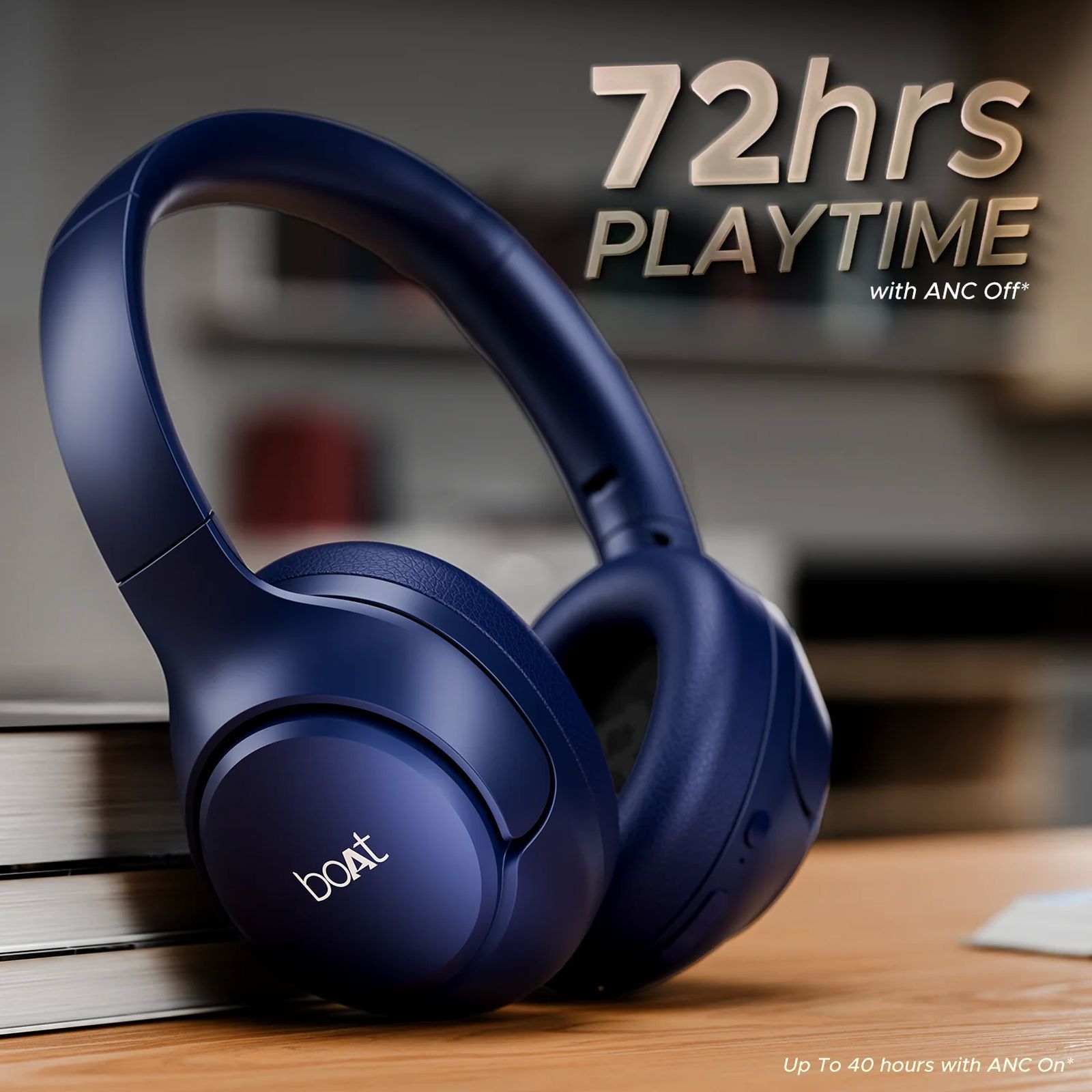 boAt Rockerz 551 ANC Pro Bluetooth Headphone with Mic (Active Noise Cancellation, Over Ear, Bold Blue)_3