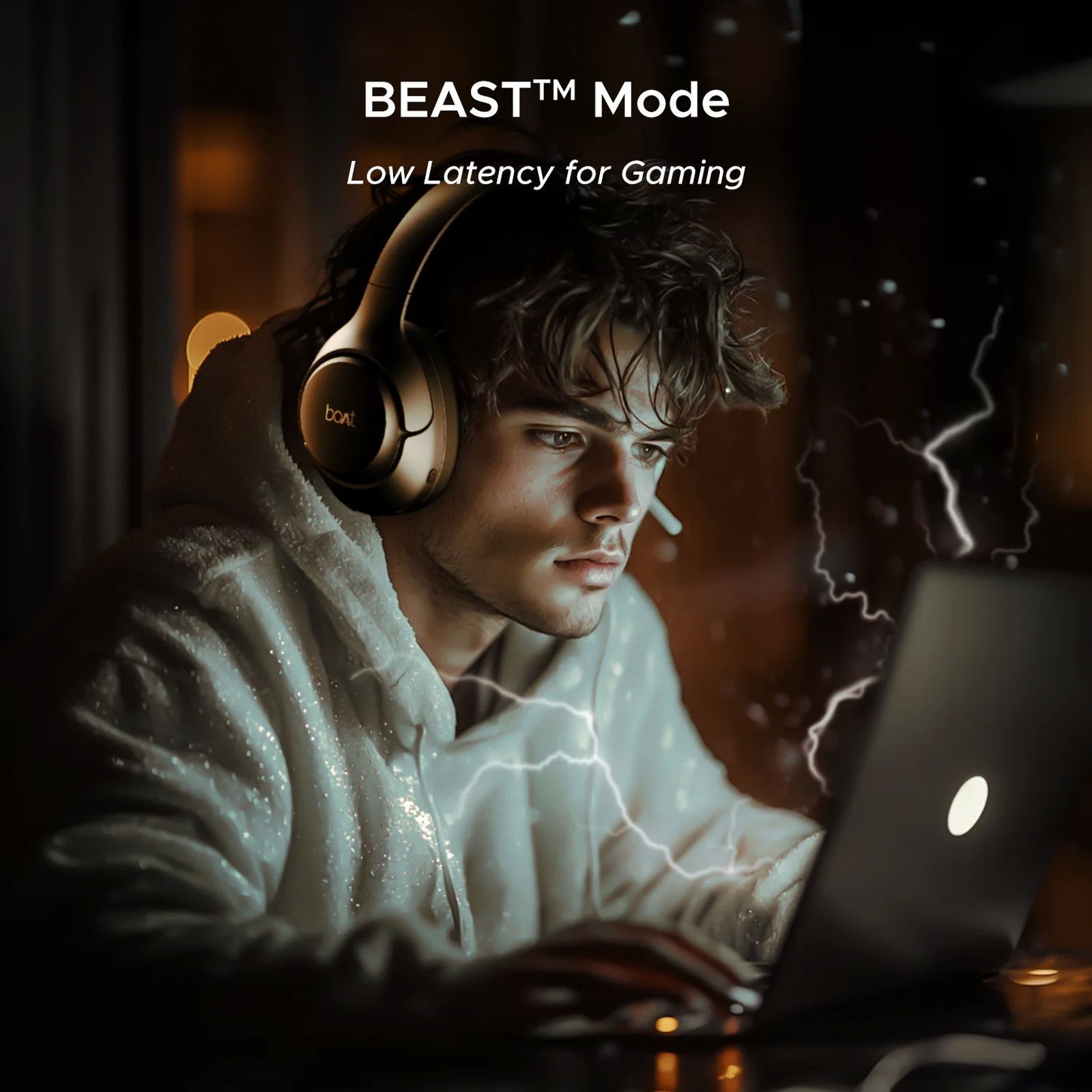 boAt Rockerz 551 ANC Pro Bluetooth Headphone with Mic (Active Noise Cancellation, Over Ear, Cosmic Black)_8