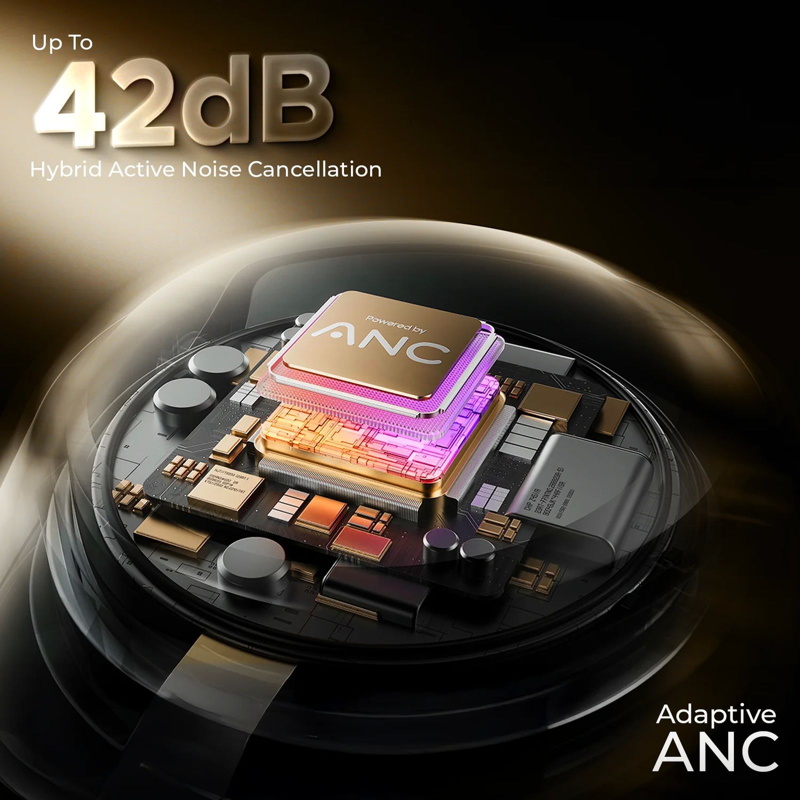 boAt Rockerz 551 ANC Pro Bluetooth Headphone with Mic (Active Noise Cancellation, Over Ear, Cosmic Black)_4