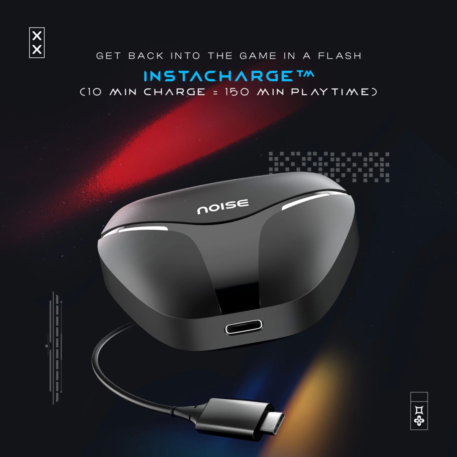 noise Buds MVP 102 TWS Earbuds with Environmental Noise Cancellation (IPX5 Water Resistant, Up to 60 Hours Playtime, Onyx Black)_10